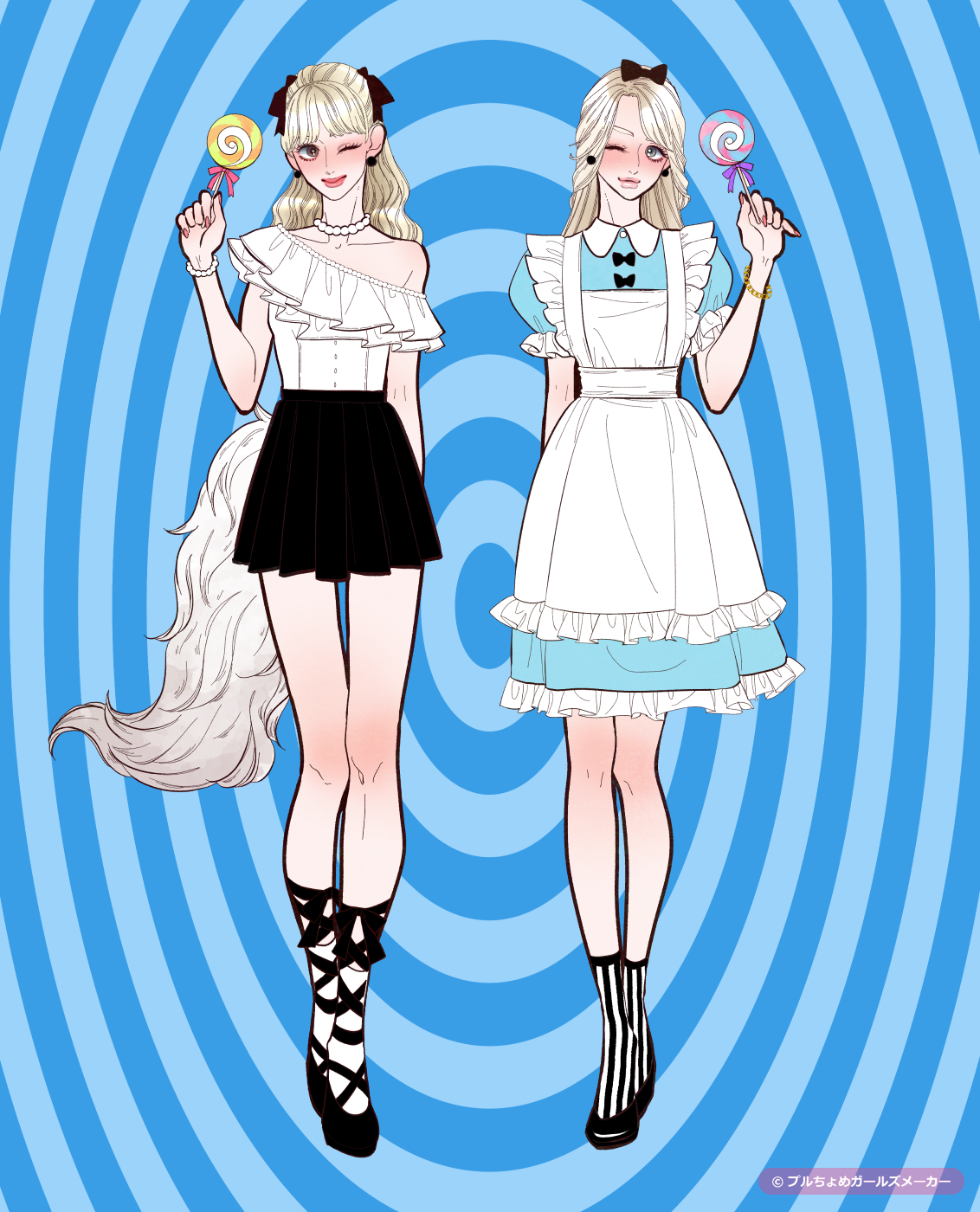 ガールズメーカーで作られた女の子1