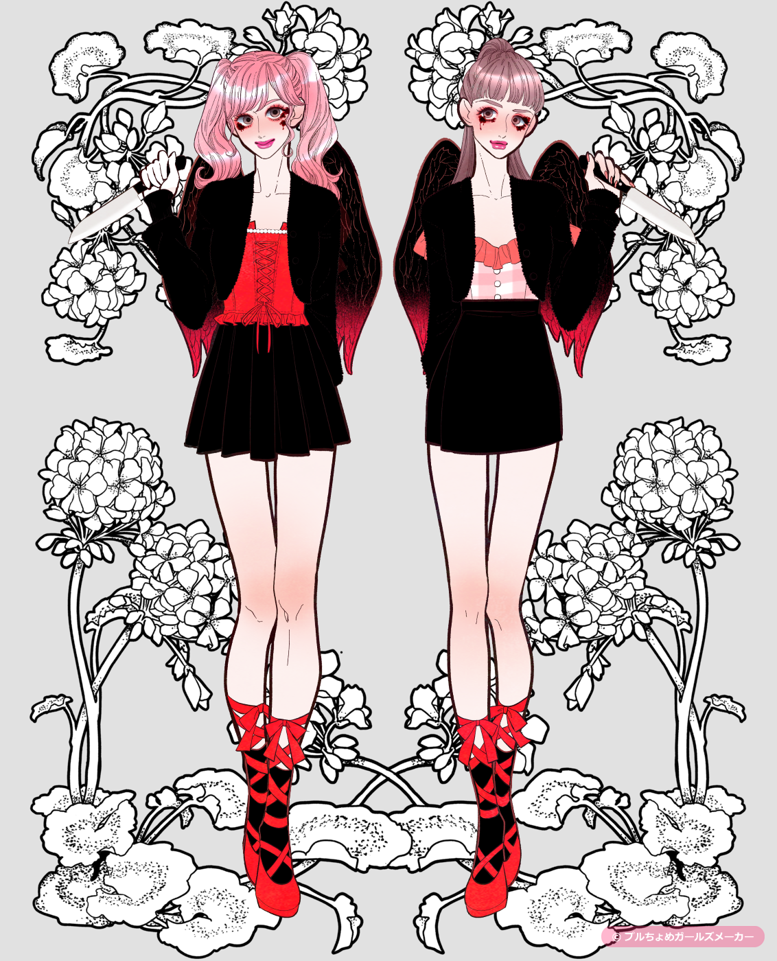 ガールズメーカーで作られた女の子1