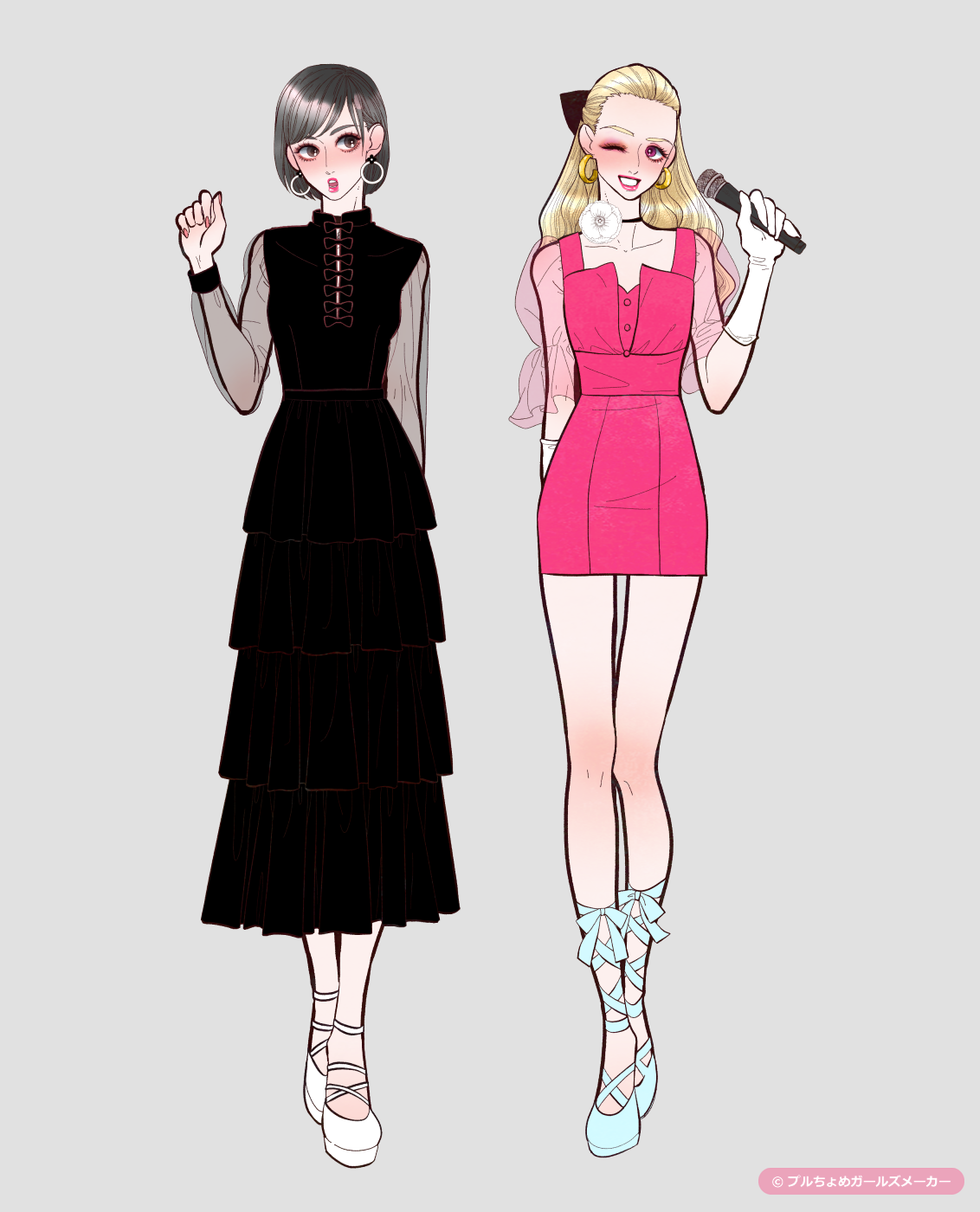 ガールズメーカーで作られた女の子1