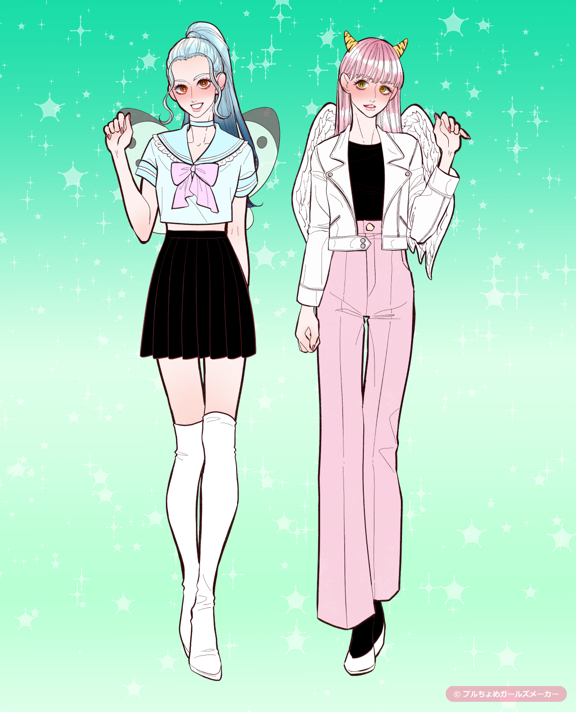 ガールズメーカーで作られた女の子1