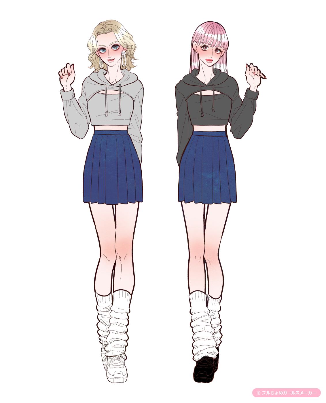 ガールズメーカーで作られた女の子1