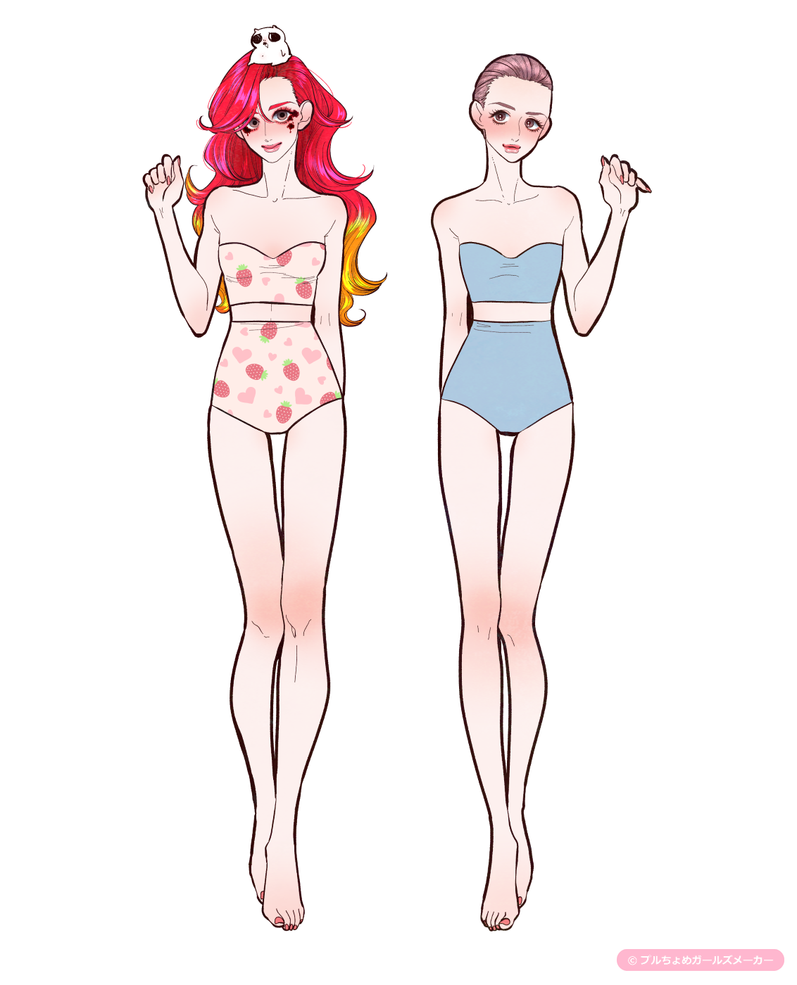 ガールズメーカーで作られた女の子1