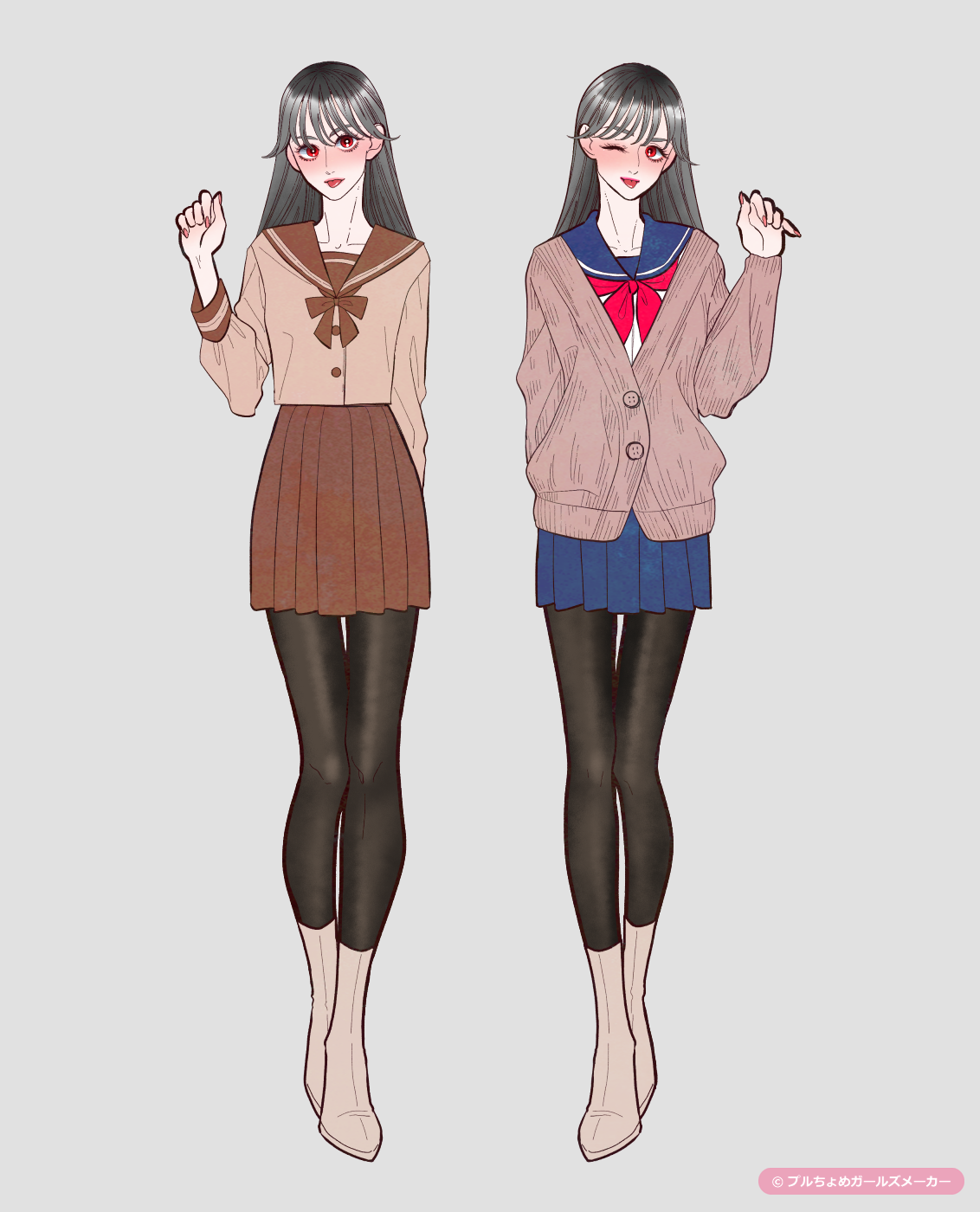 ガールズメーカーで作られた女の子4