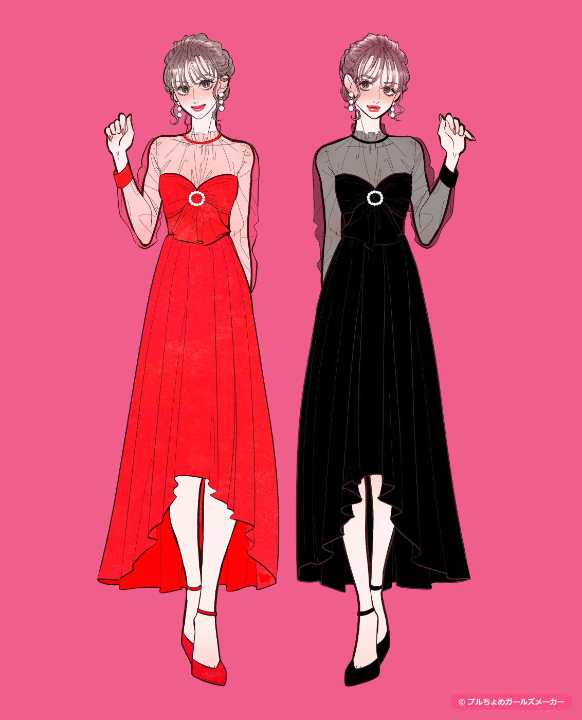 ガールズメーカーで作られた女の子1