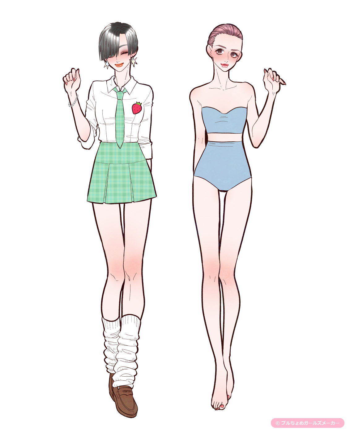 ガールズメーカーで作られた女の子1
