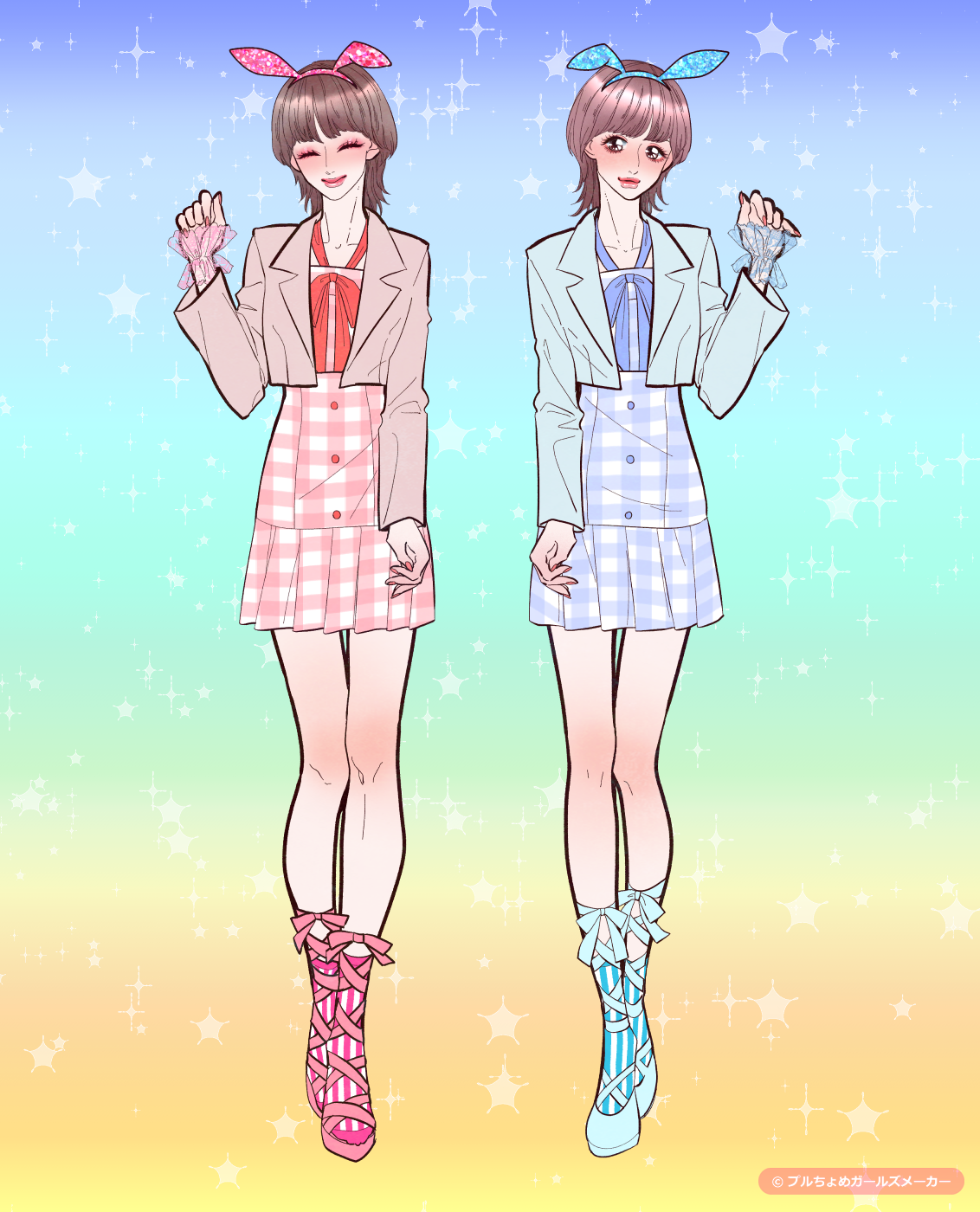 ガールズメーカーで作られた女の子1