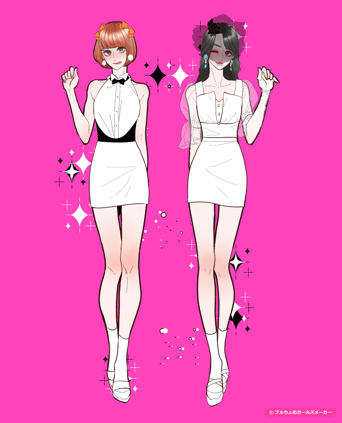 ガールズメーカーで作られた女の子1