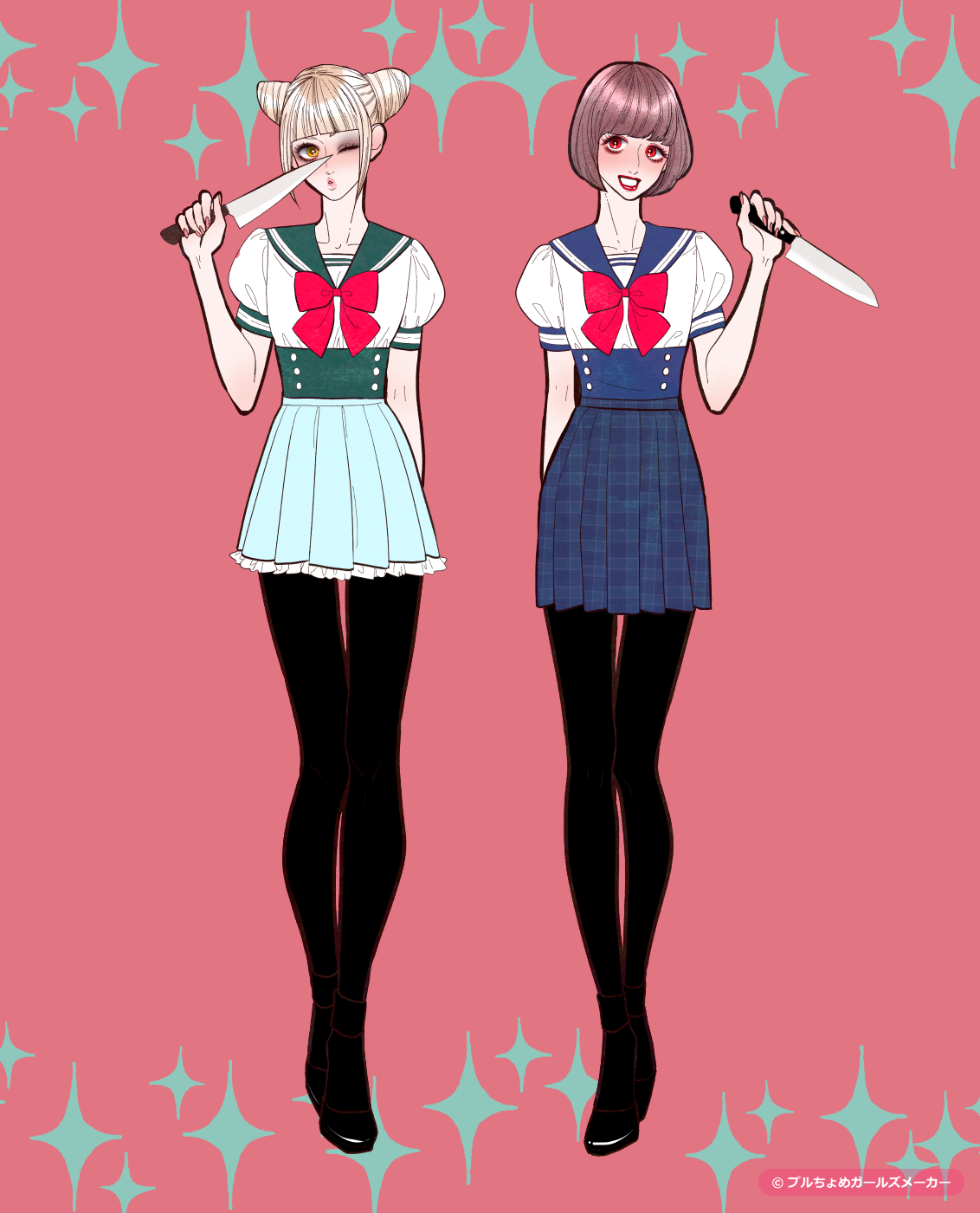 ガールズメーカーで作られた女の子1