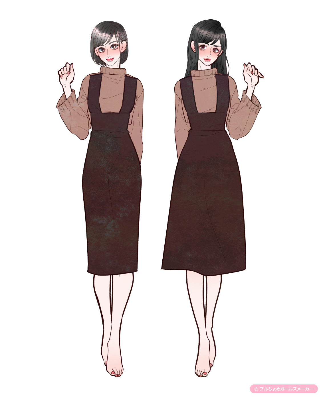 ガールズメーカーで作られた女の子4
