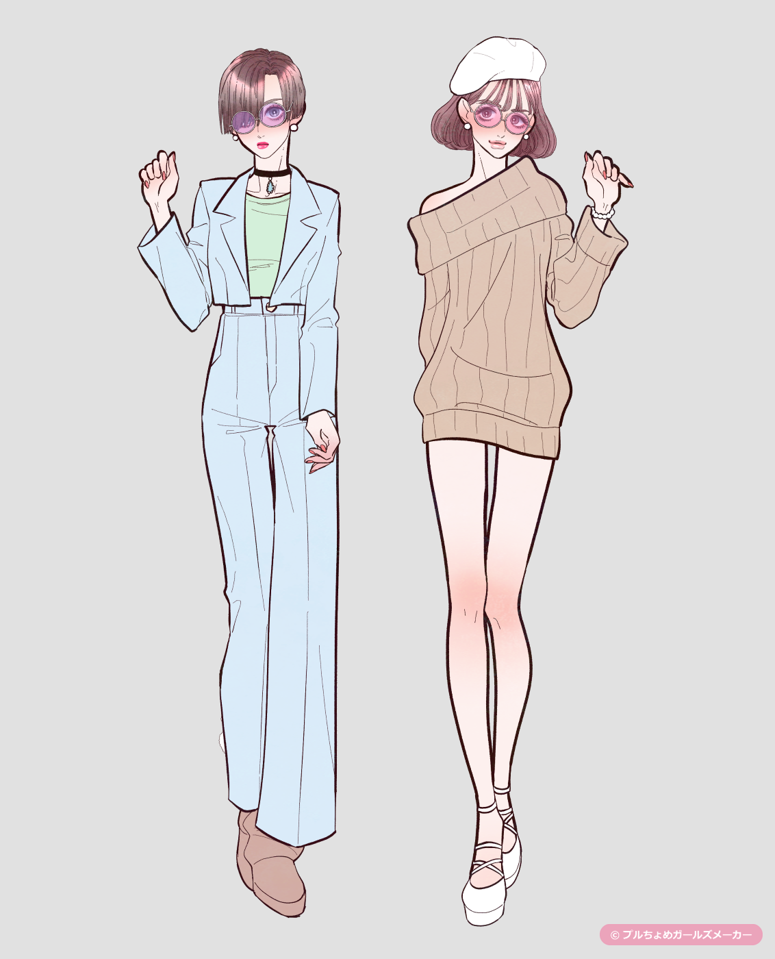 ガールズメーカーで作られた女の子1