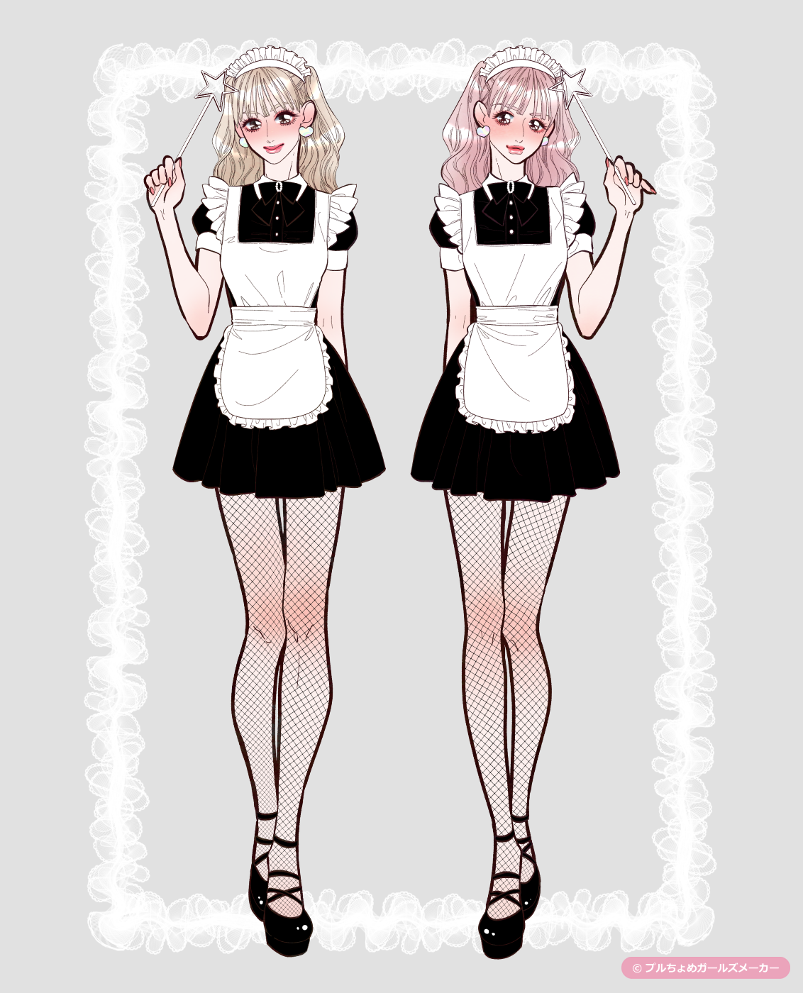 ガールズメーカーで作られた女の子1