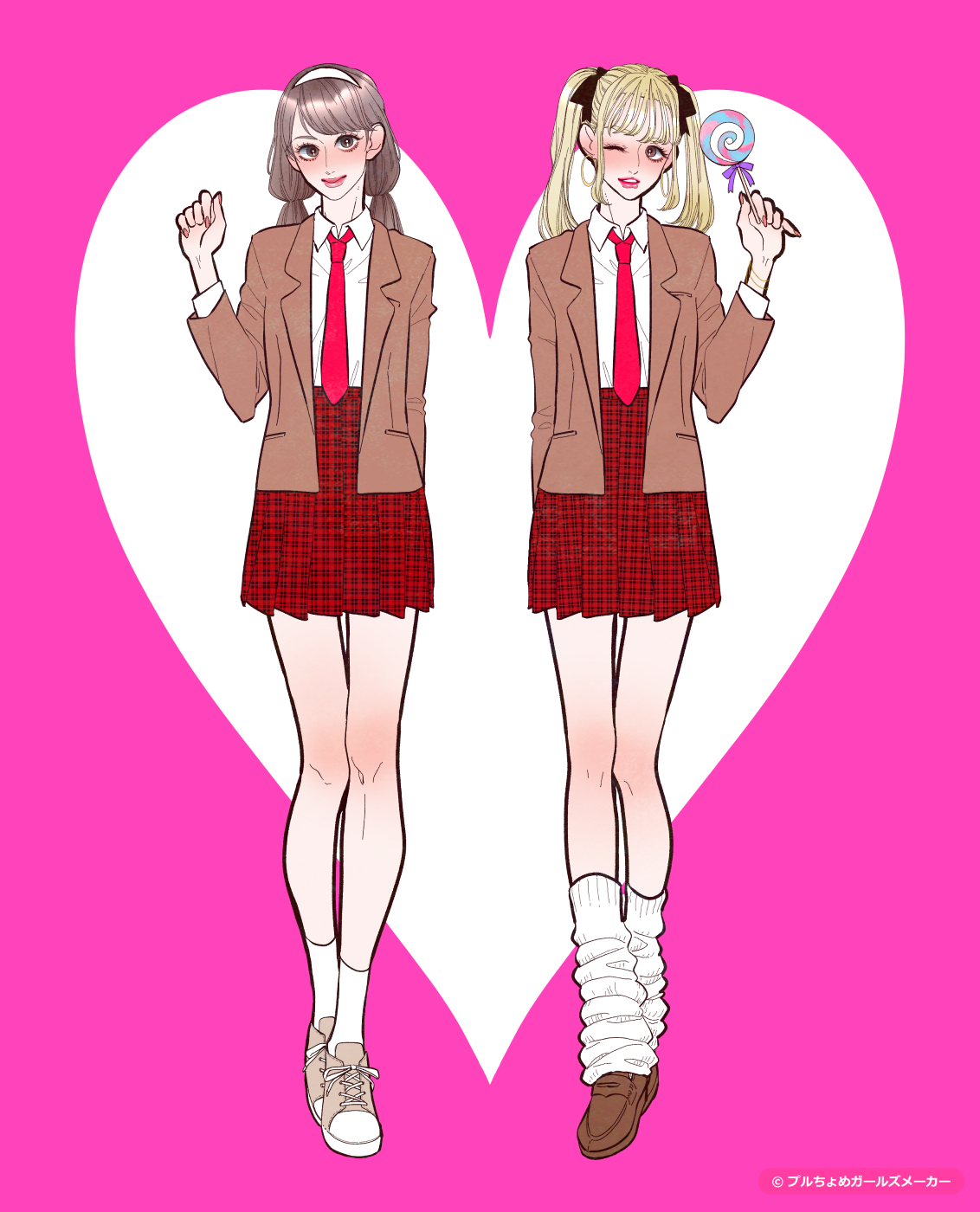 ガールズメーカーで作られた女の子1