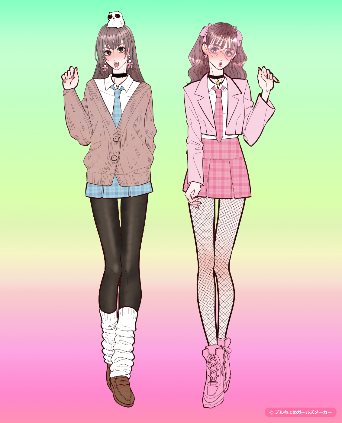 ガールズメーカーで作られた女の子1