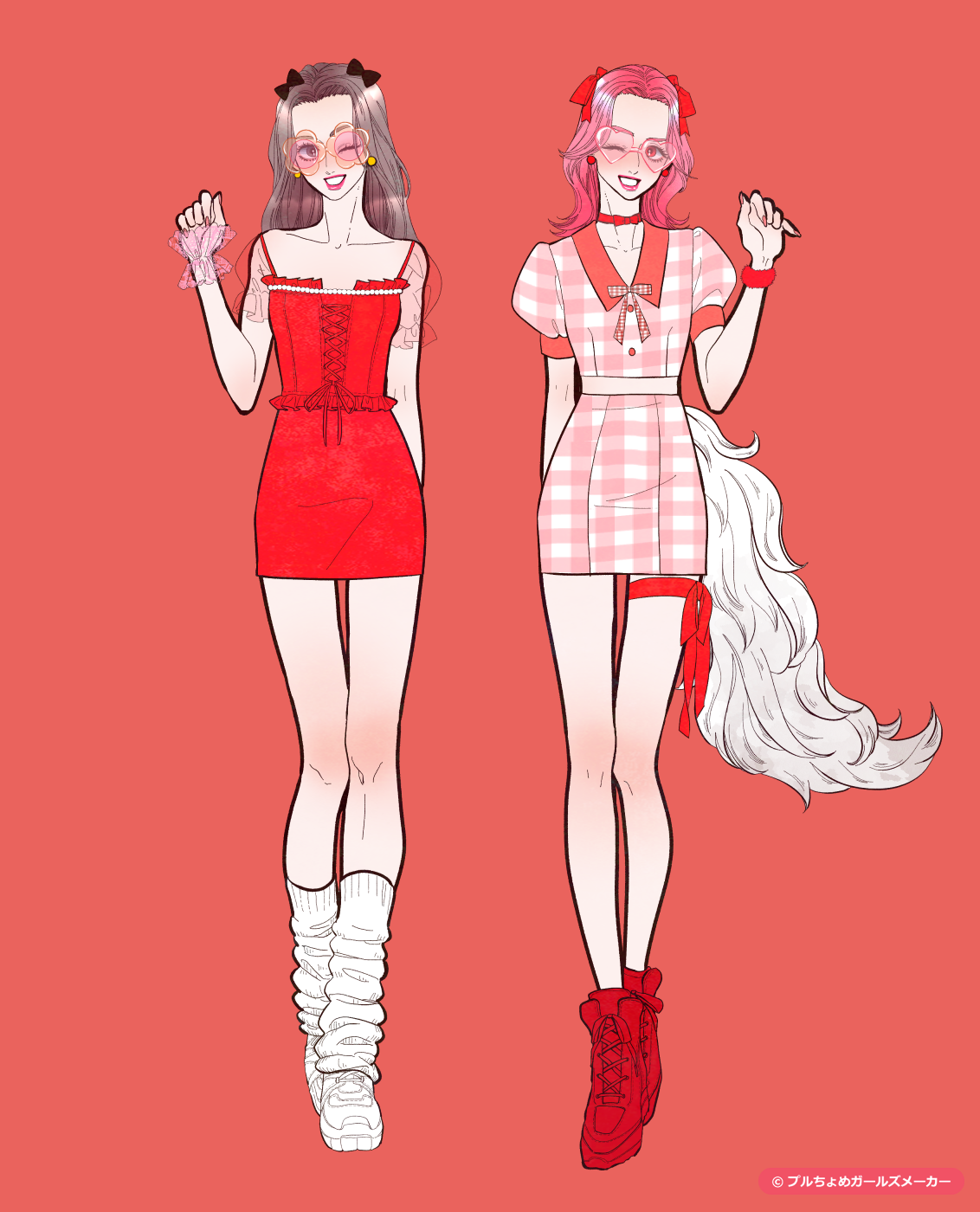 ガールズメーカーで作られた女の子1