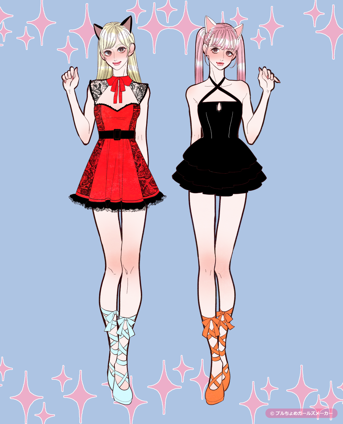 ガールズメーカーで作られた女の子1