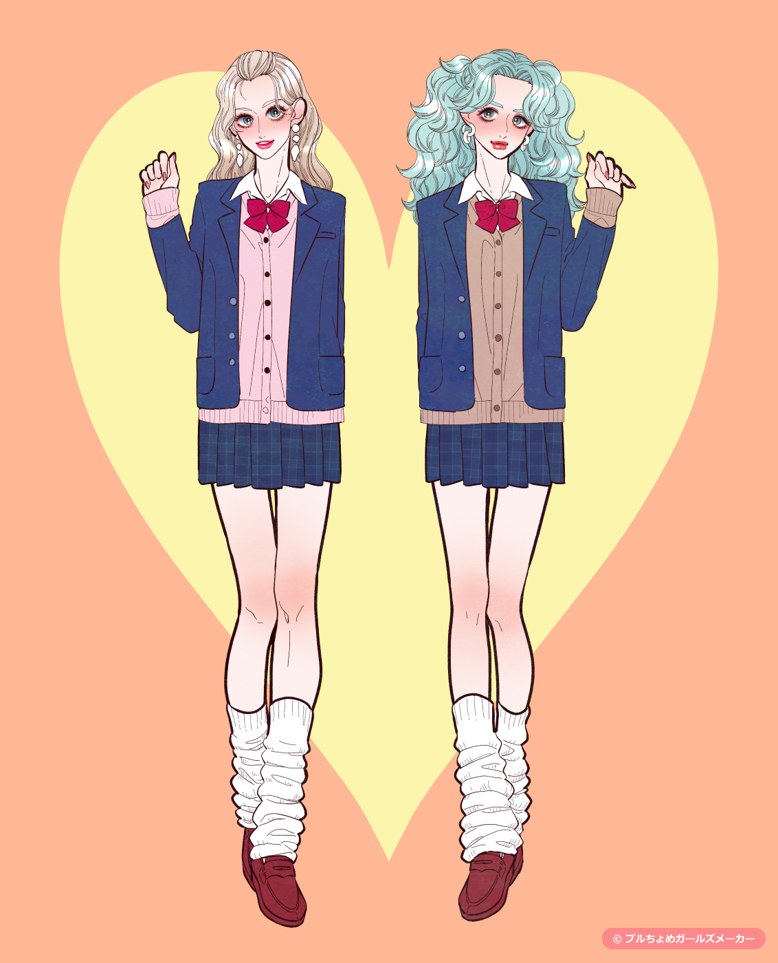 ガールズメーカーで作られた女の子1