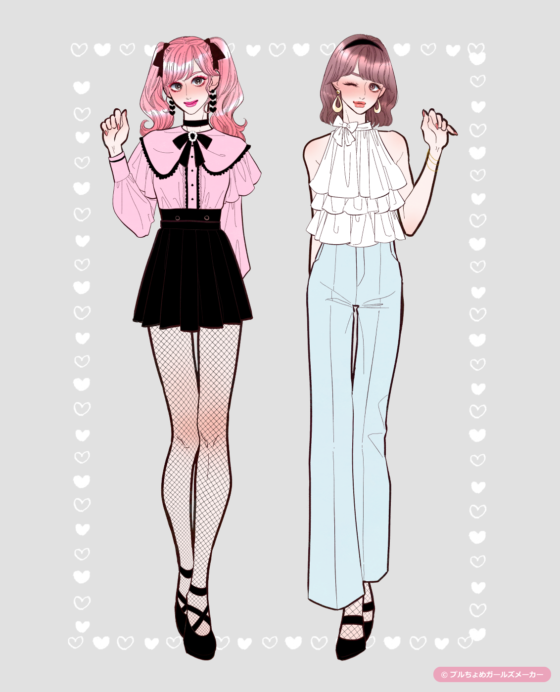 ガールズメーカーで作られた女の子1