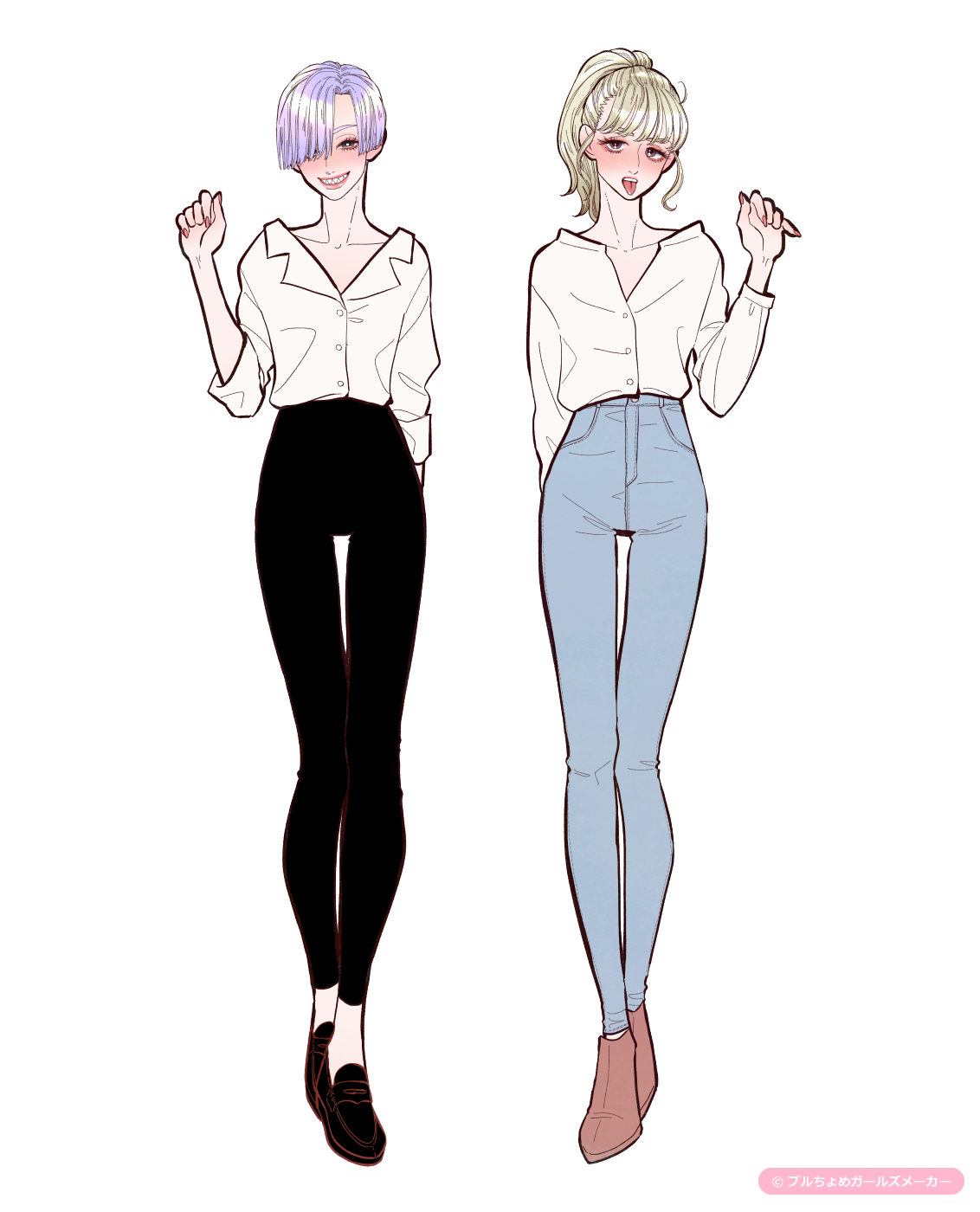 ガールズメーカーで作られた女の子4