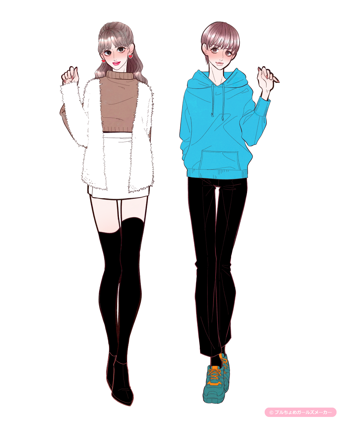 ガールズメーカーで作られた女の子1