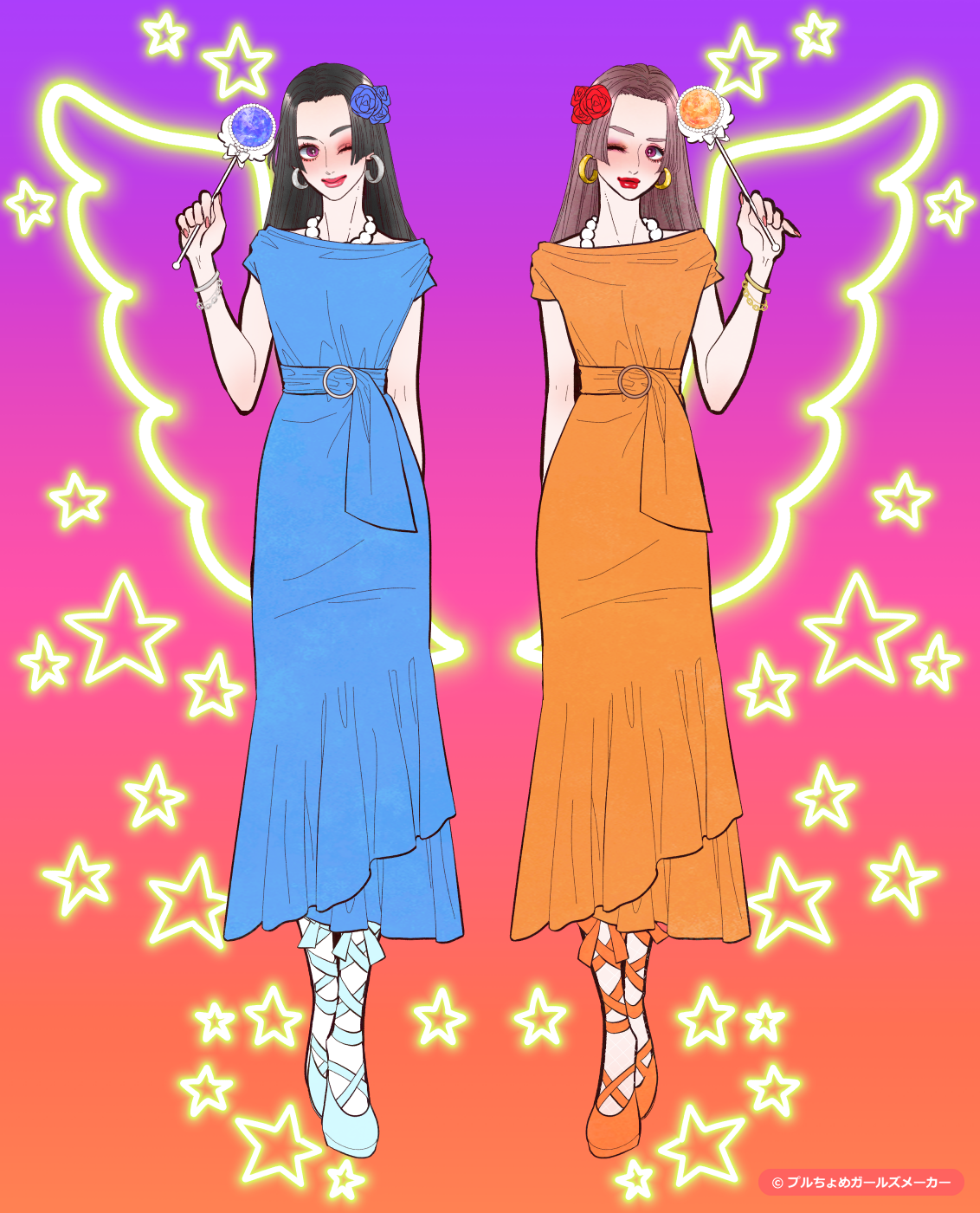 ガールズメーカーで作られた女の子1