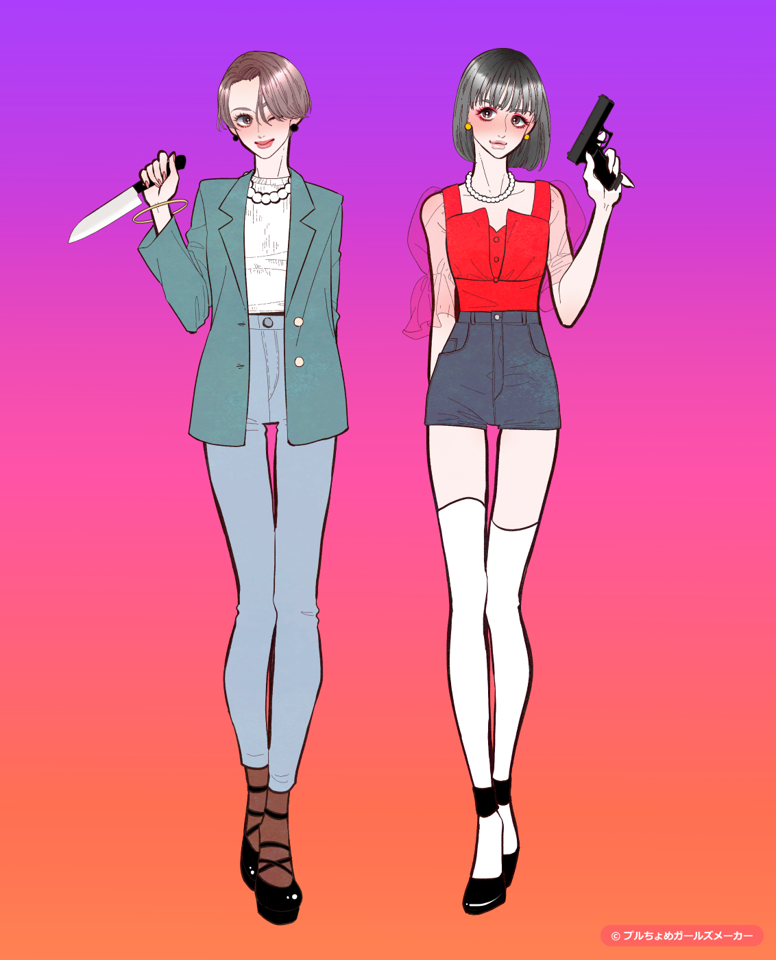 ガールズメーカーで作られた女の子4