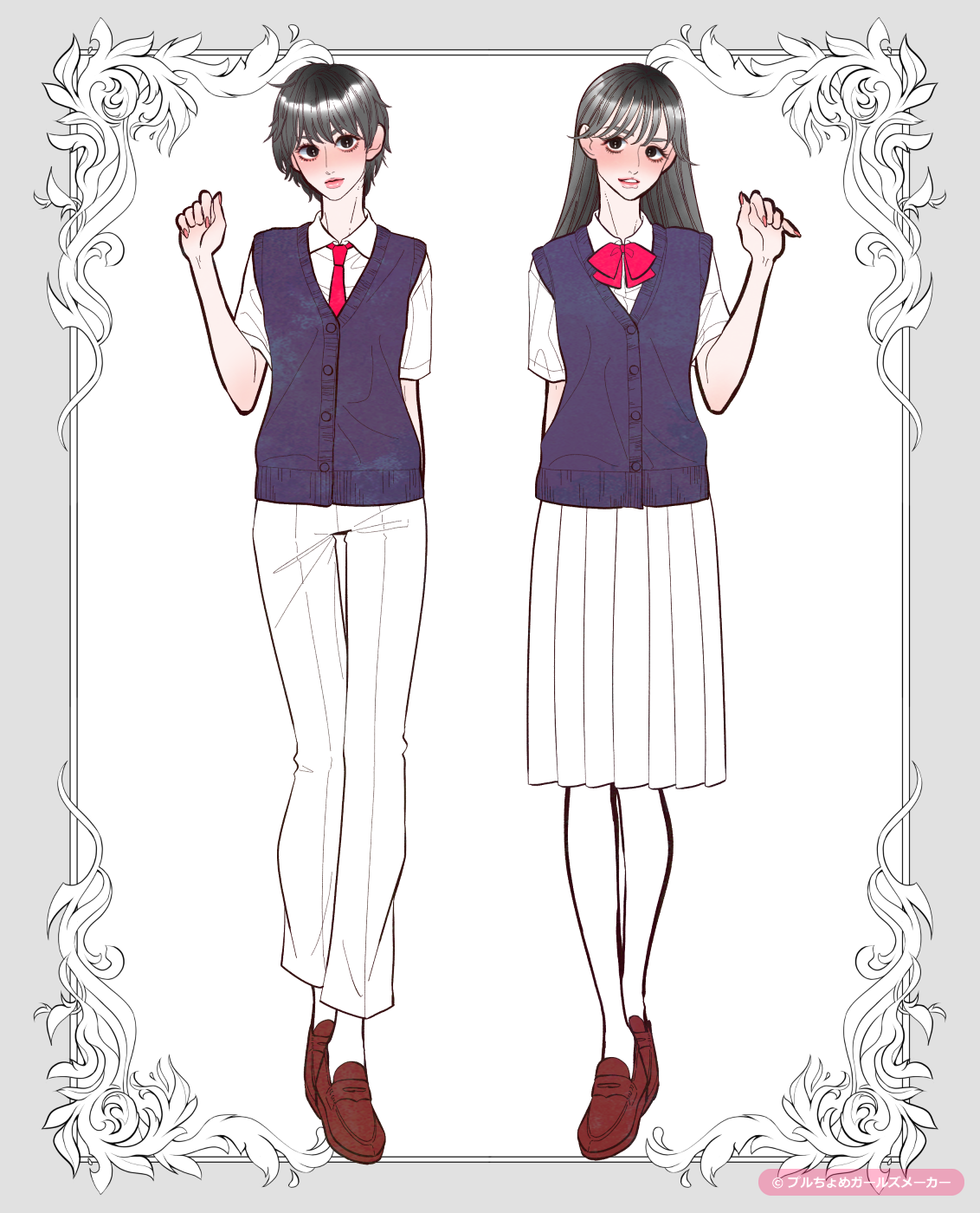 ガールズメーカーで作られた女の子1