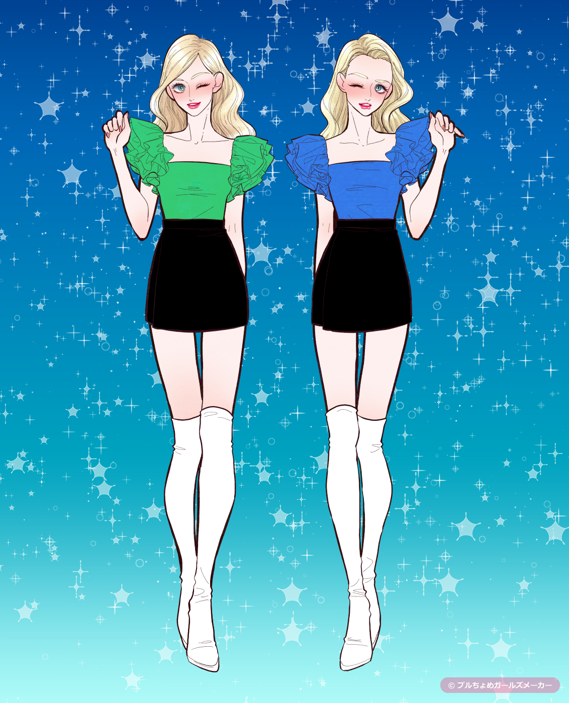 ガールズメーカーで作られた女の子1