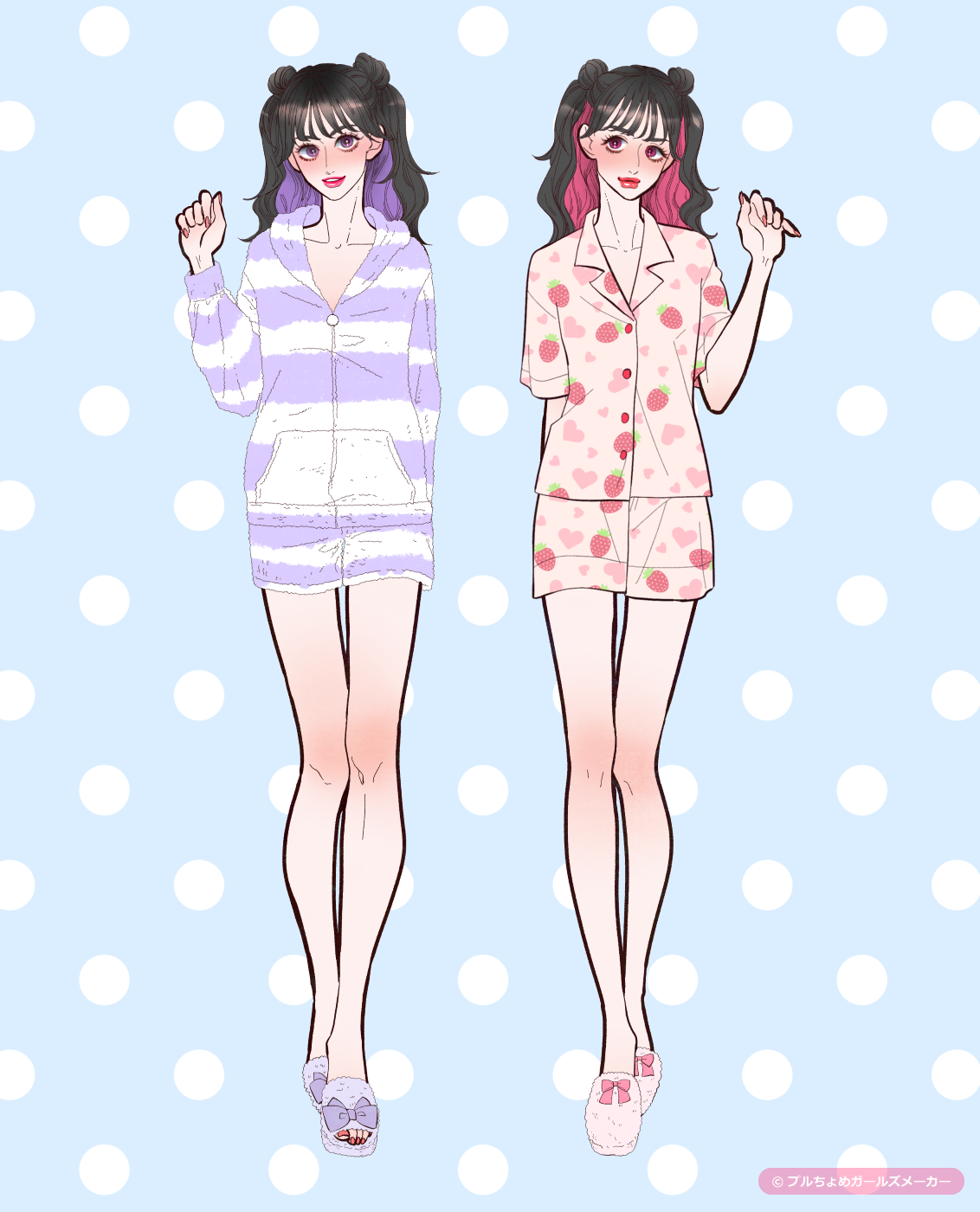 ガールズメーカーで作られた女の子1