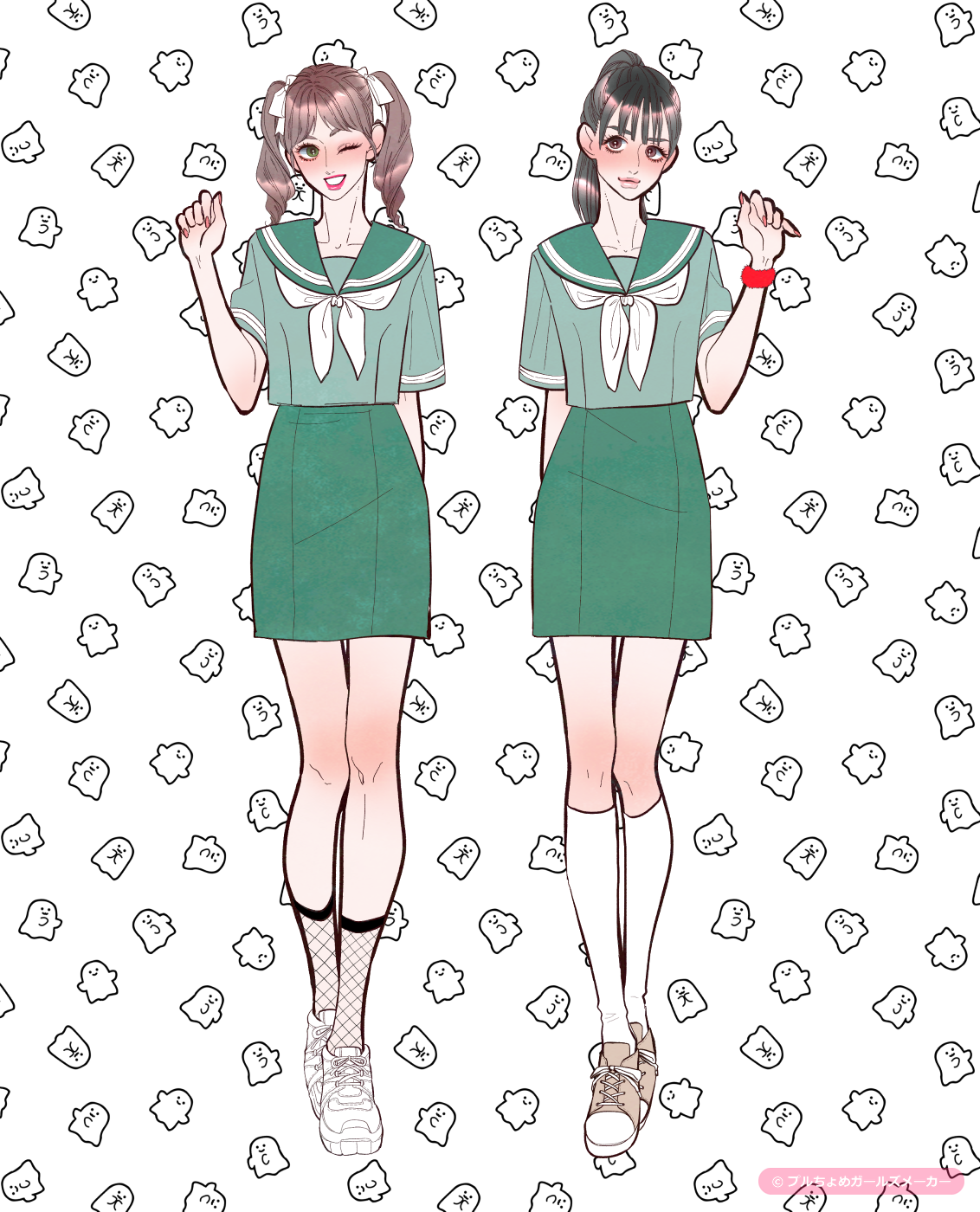 拡大 ガールズメーカーで作られた女の子1