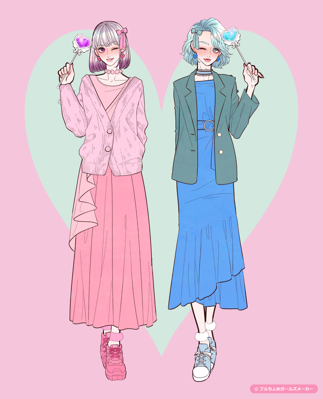 ガールズメーカーで作られた女の子1