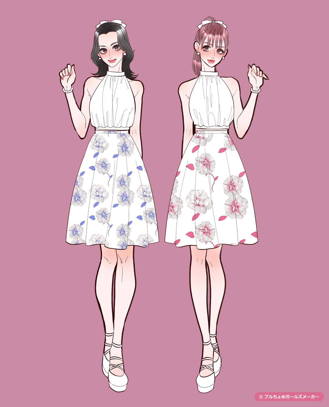 ガールズメーカーで作られた女の子1