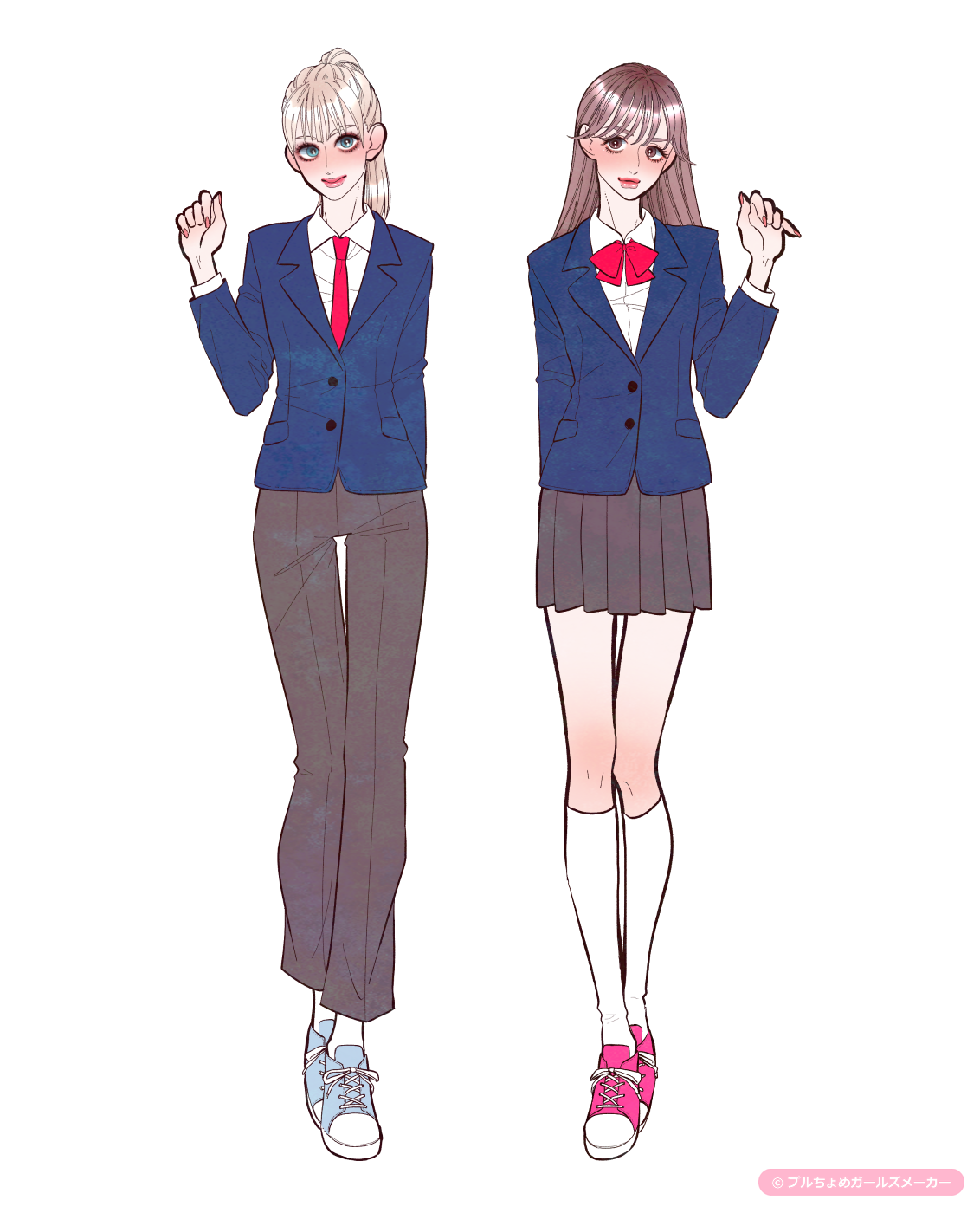 ガールズメーカーで作られた女の子1