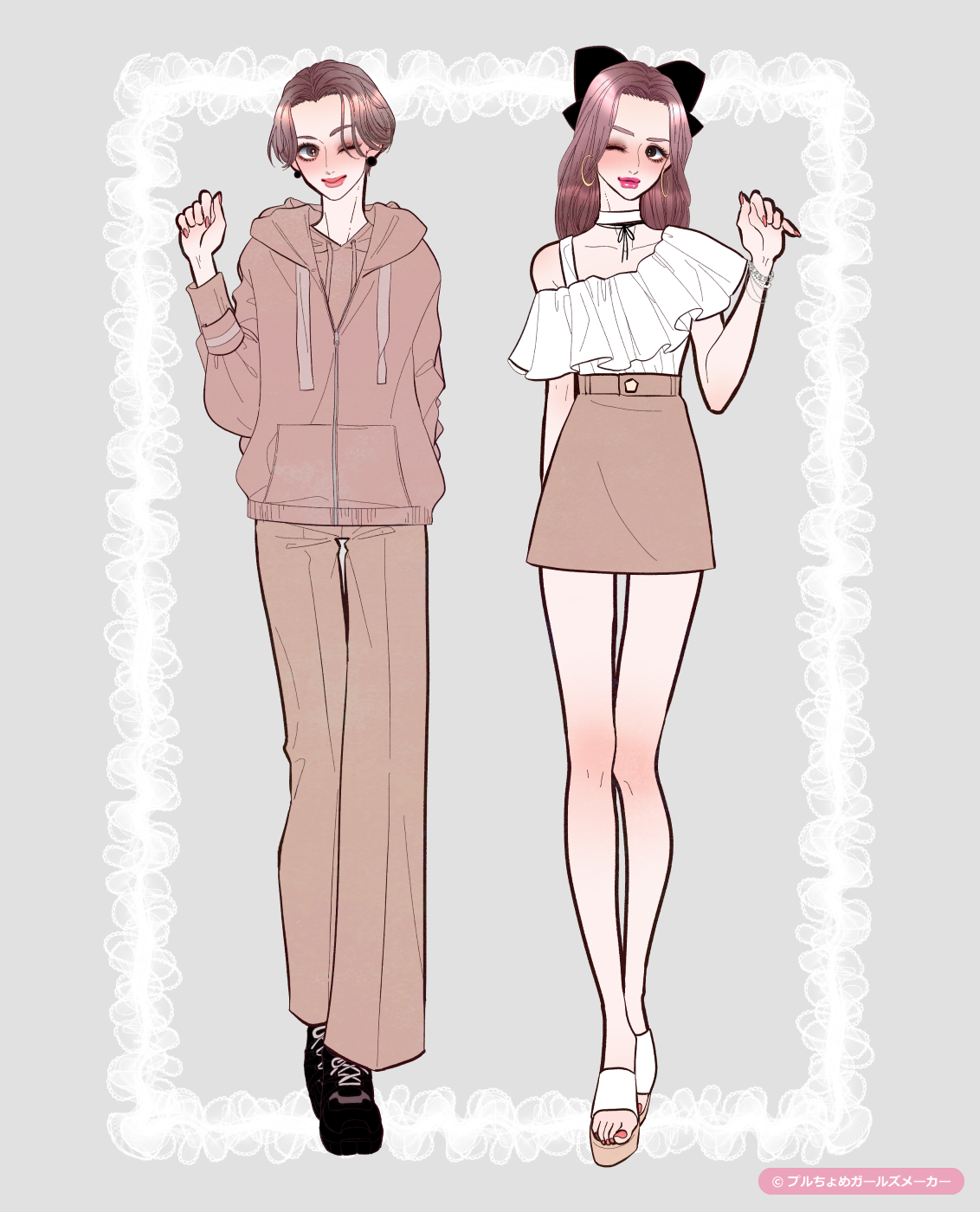 ガールズメーカーで作られた女の子3