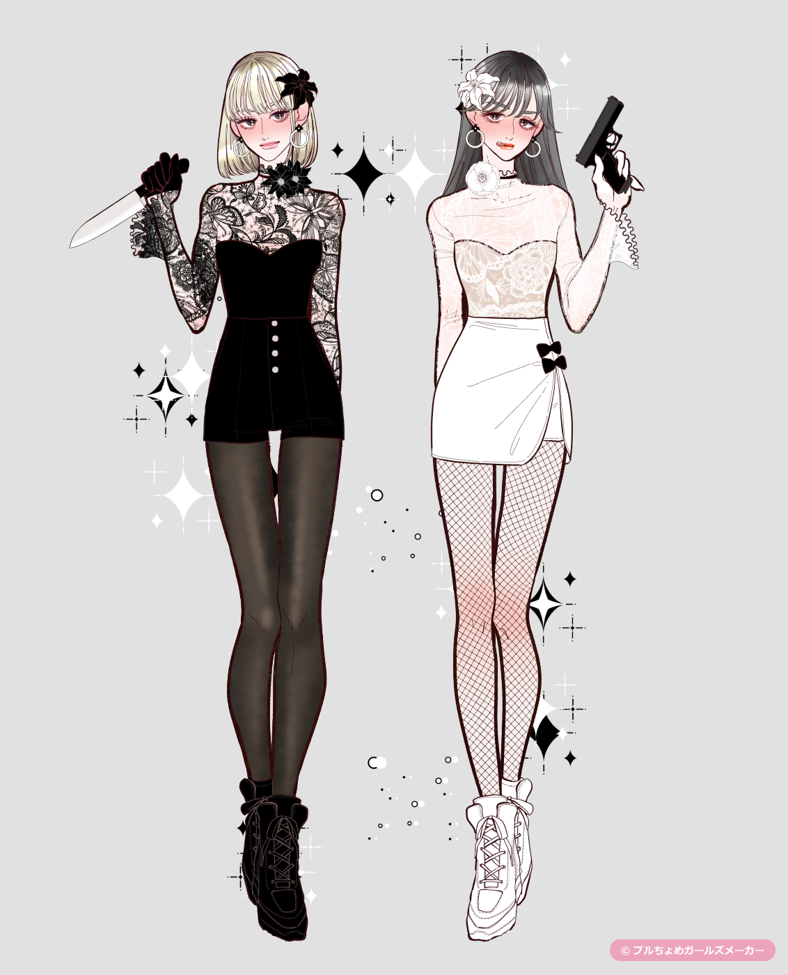 ガールズメーカーで作られた女の子1