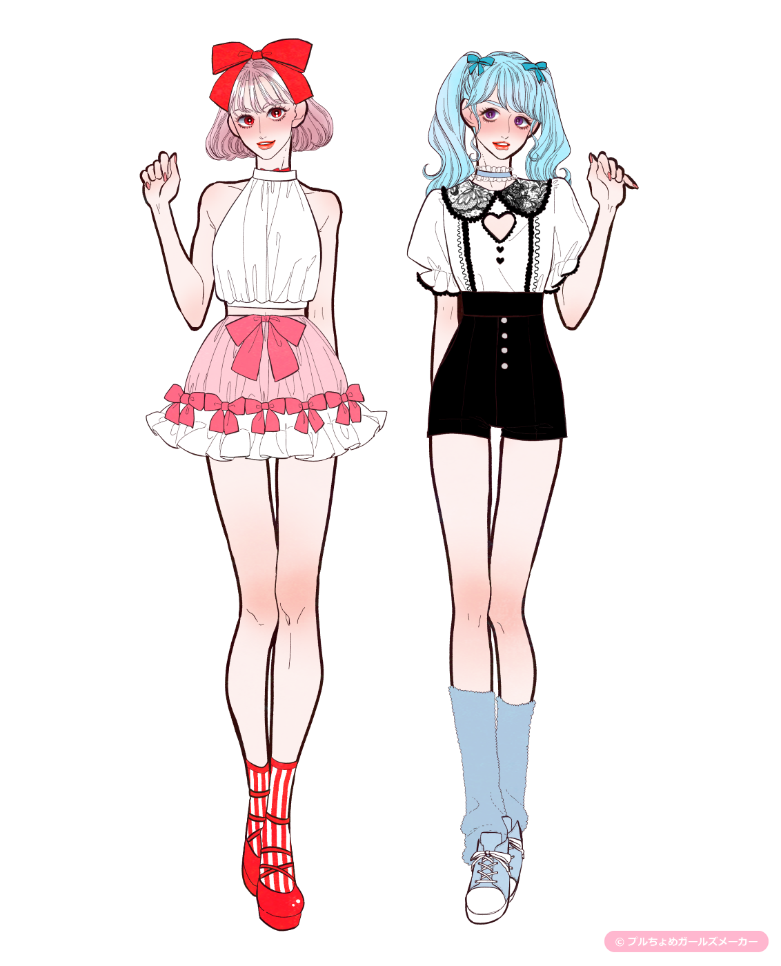 ガールズメーカーで作られた女の子1