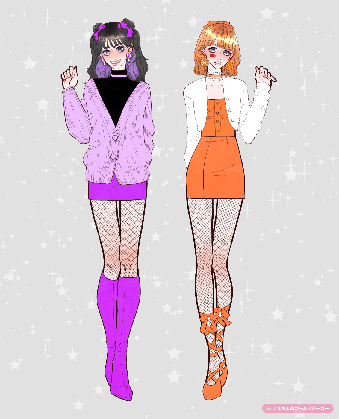 ガールズメーカーで作られた女の子1