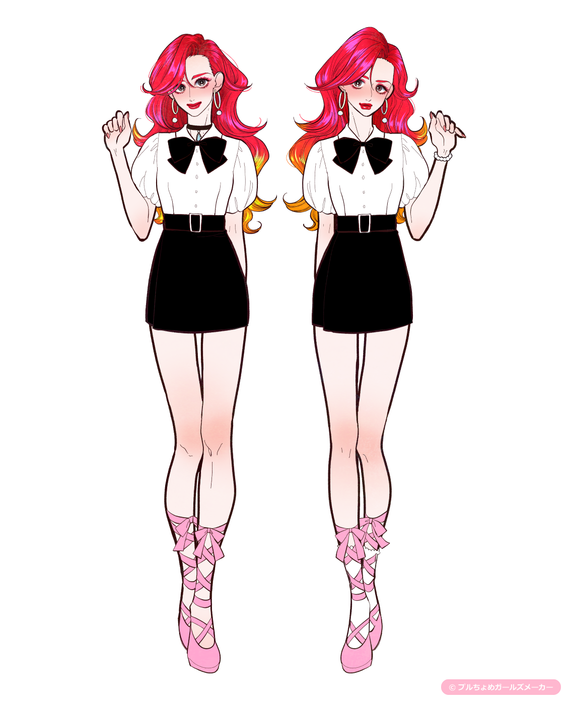 ガールズメーカーで作られた女の子1