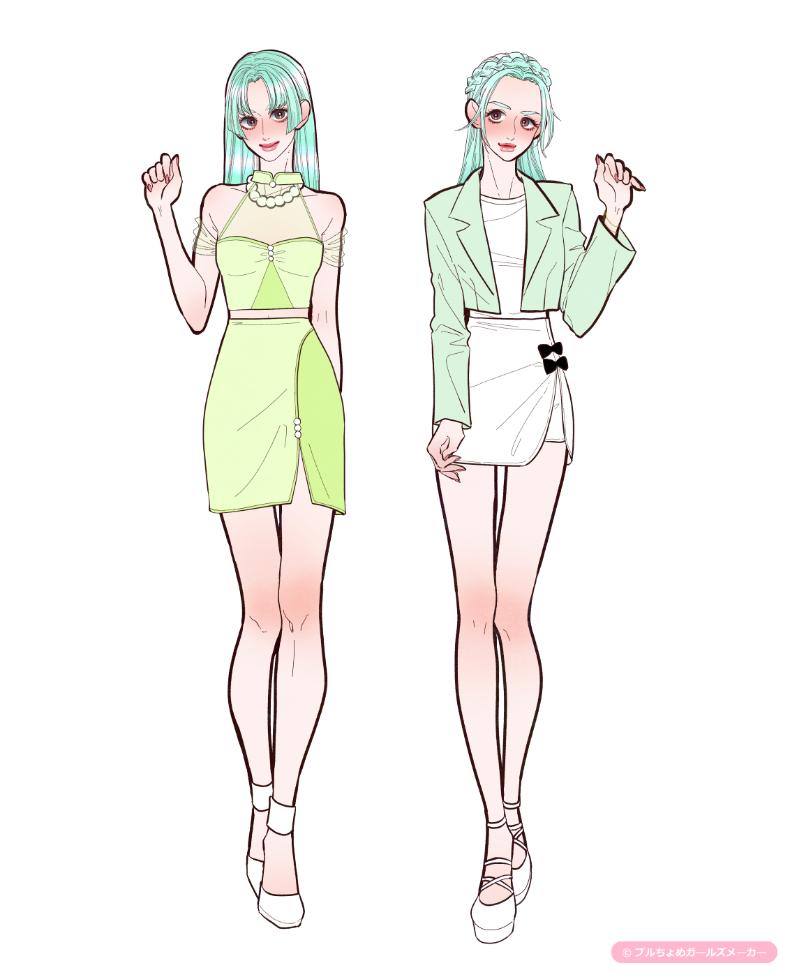 ガールズメーカーで作られた女の子1