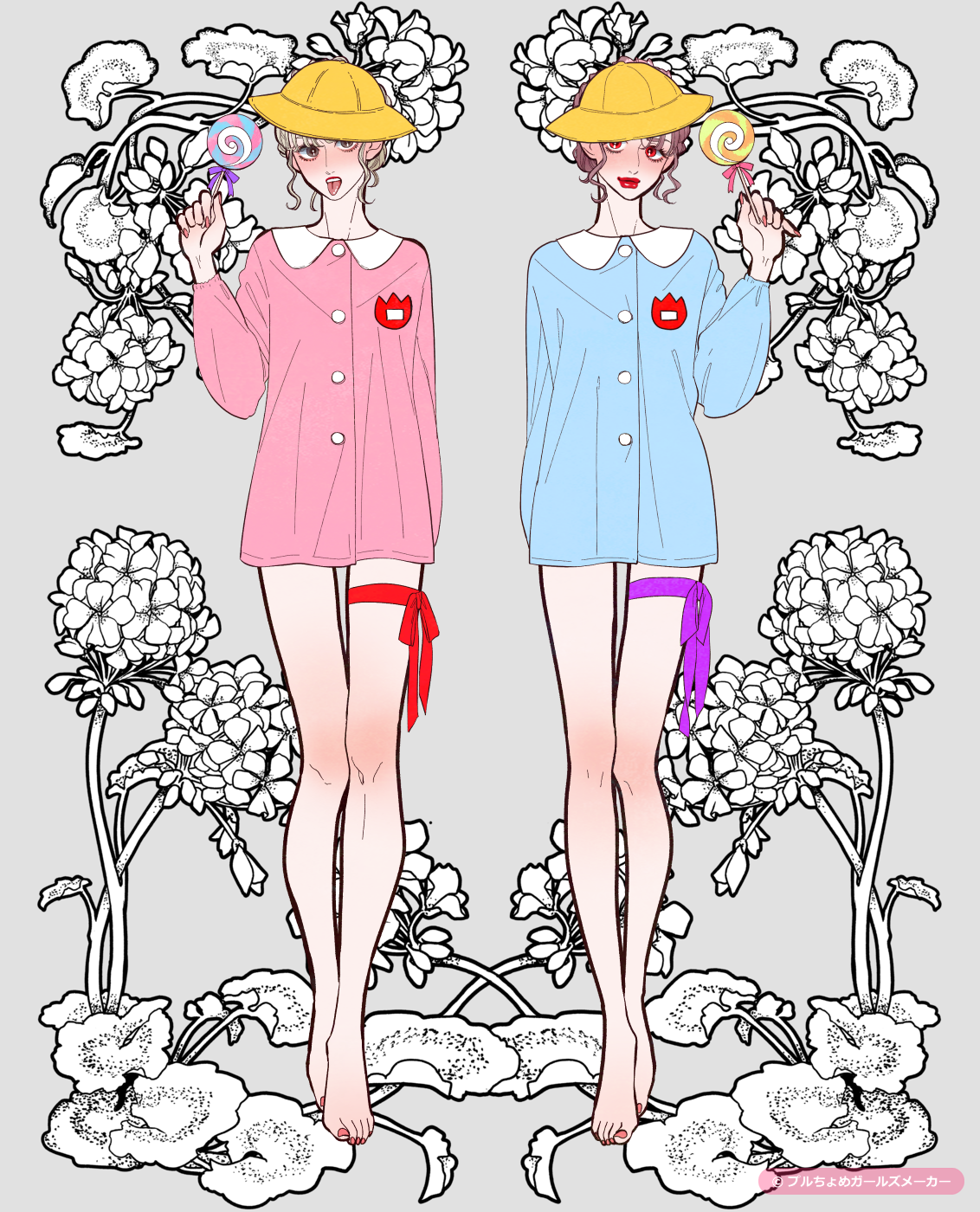 ガールズメーカーで作られた女の子1