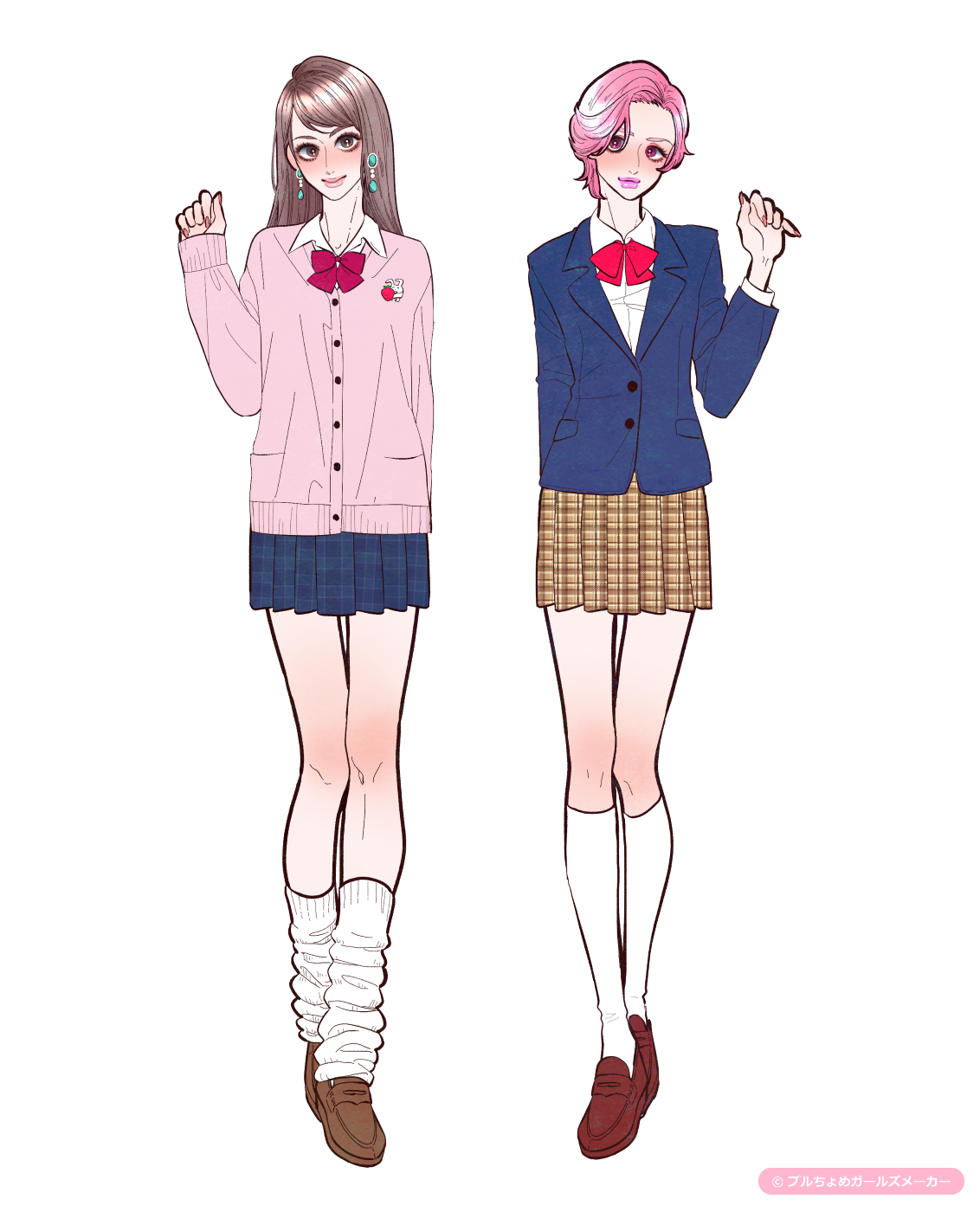 ガールズメーカーで作られた女の子1