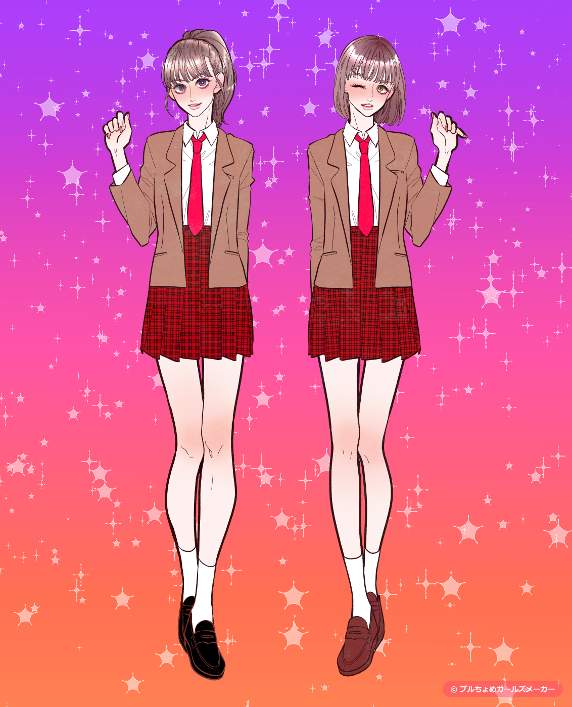 ガールズメーカーで作られた女の子1