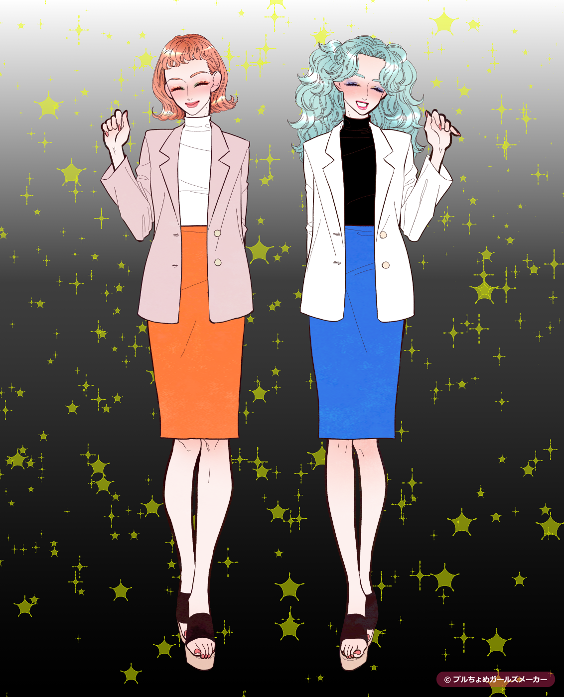 ガールズメーカーで作られた女の子1
