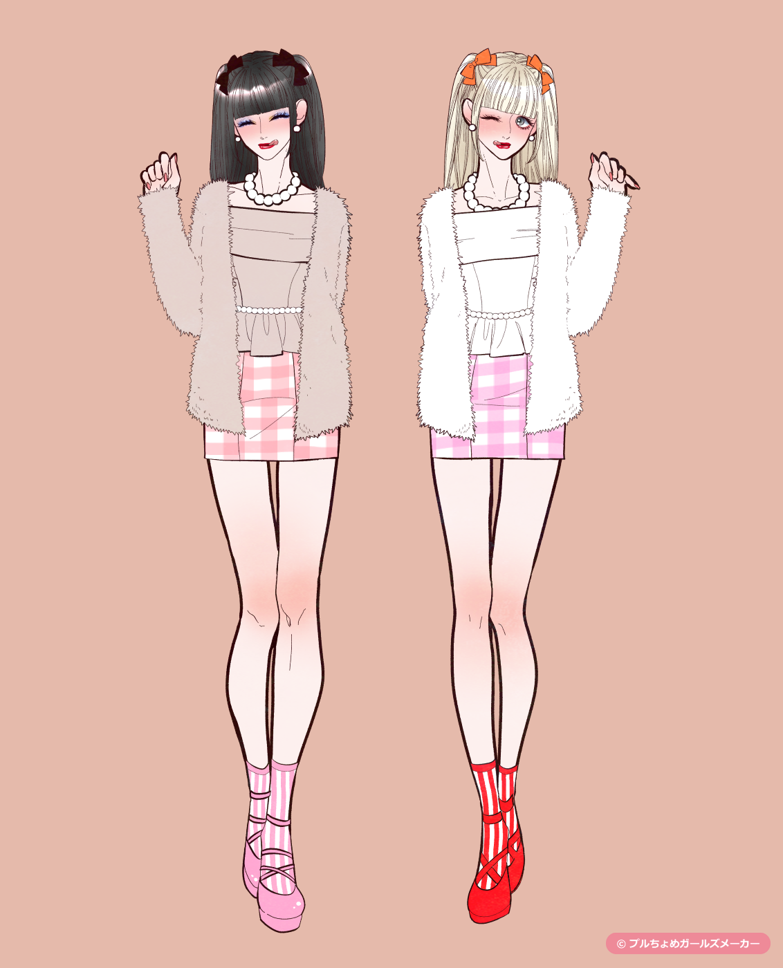 ガールズメーカーで作られた女の子1
