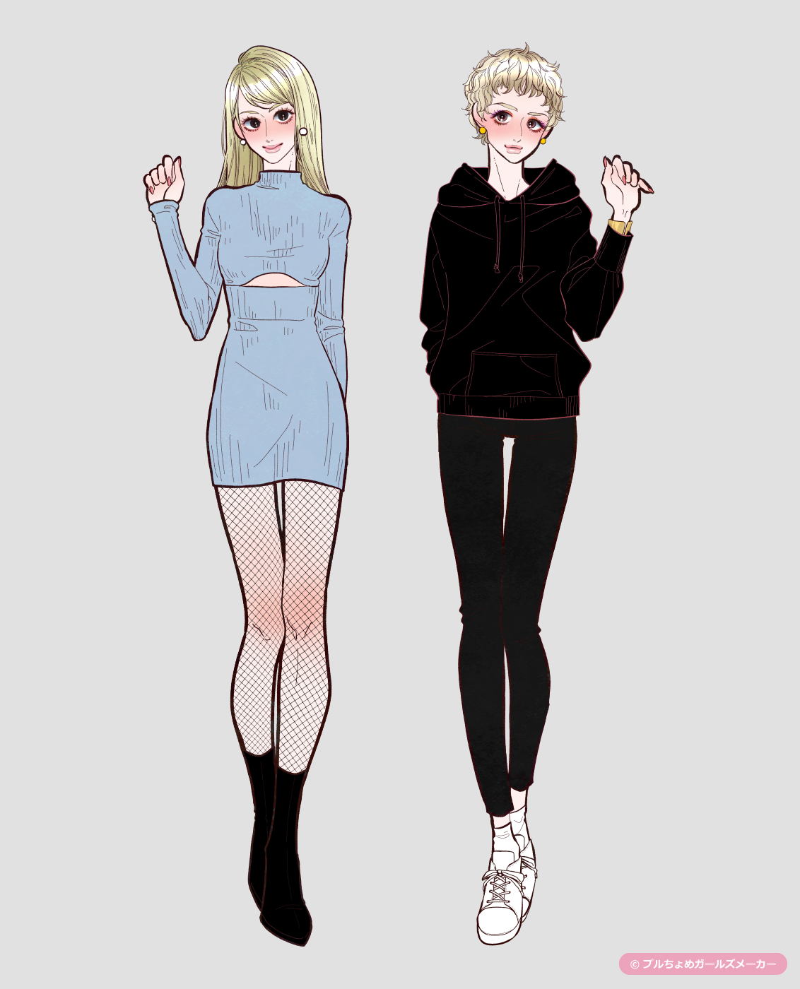 ガールズメーカーで作られた女の子1