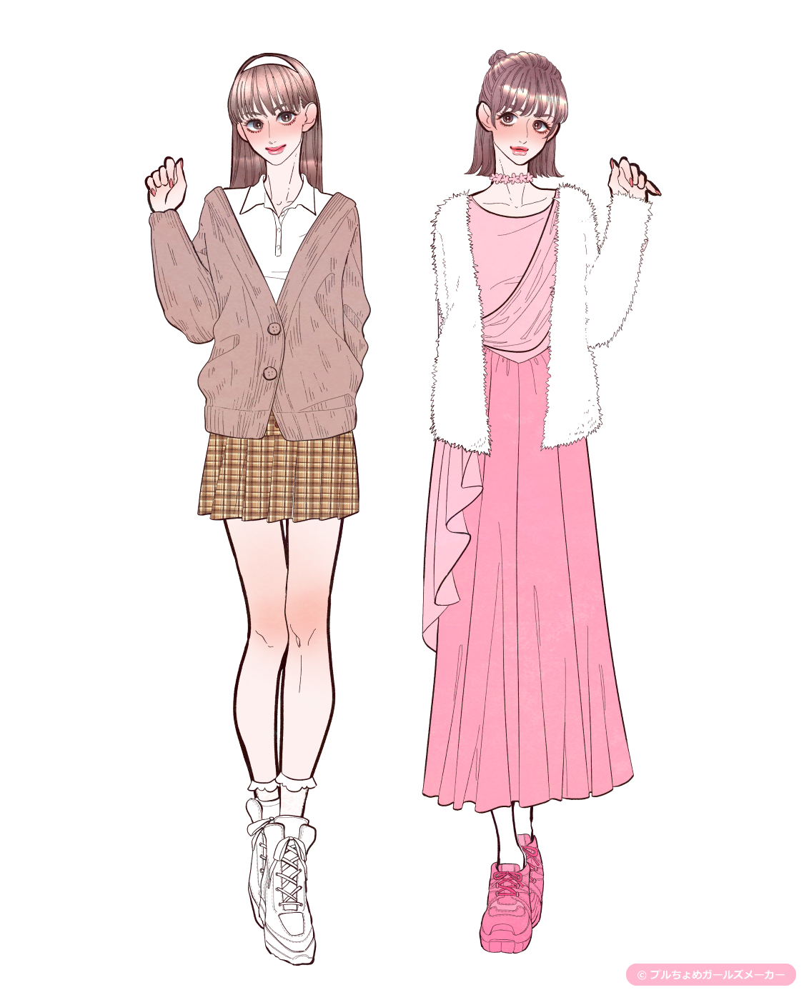 ガールズメーカーで作られた女の子1