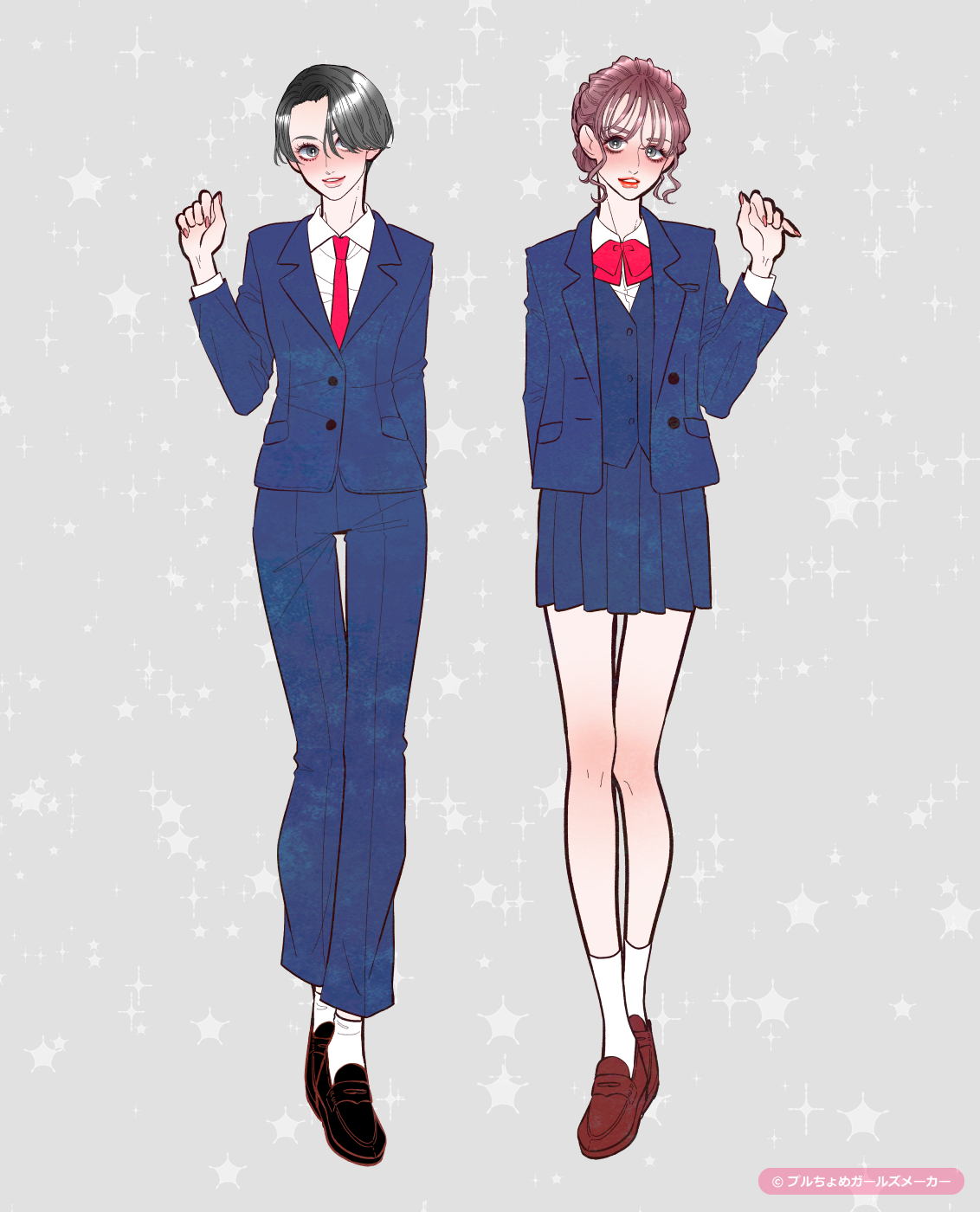 ガールズメーカーで作られた女の子1