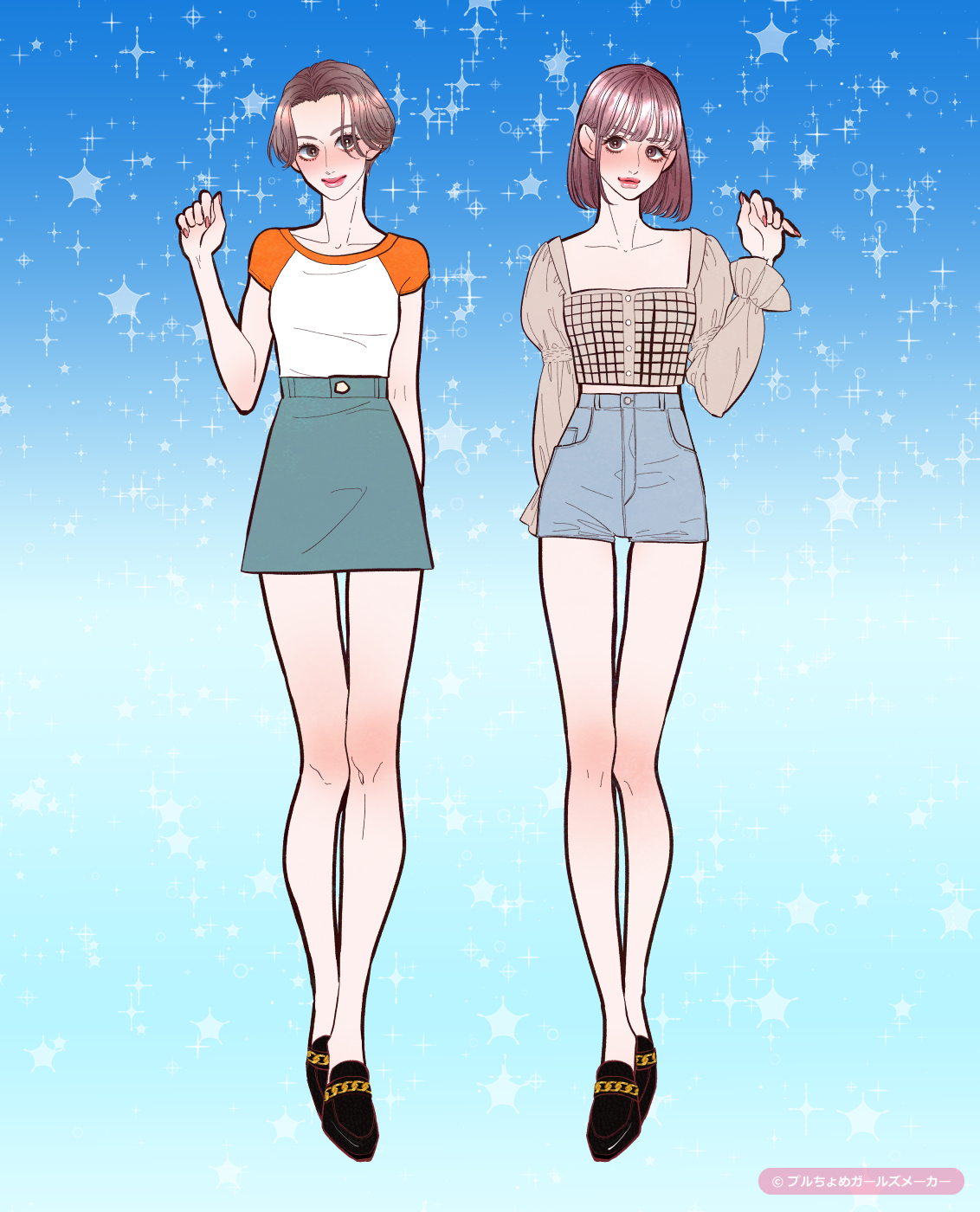 ガールズメーカーで作られた女の子2