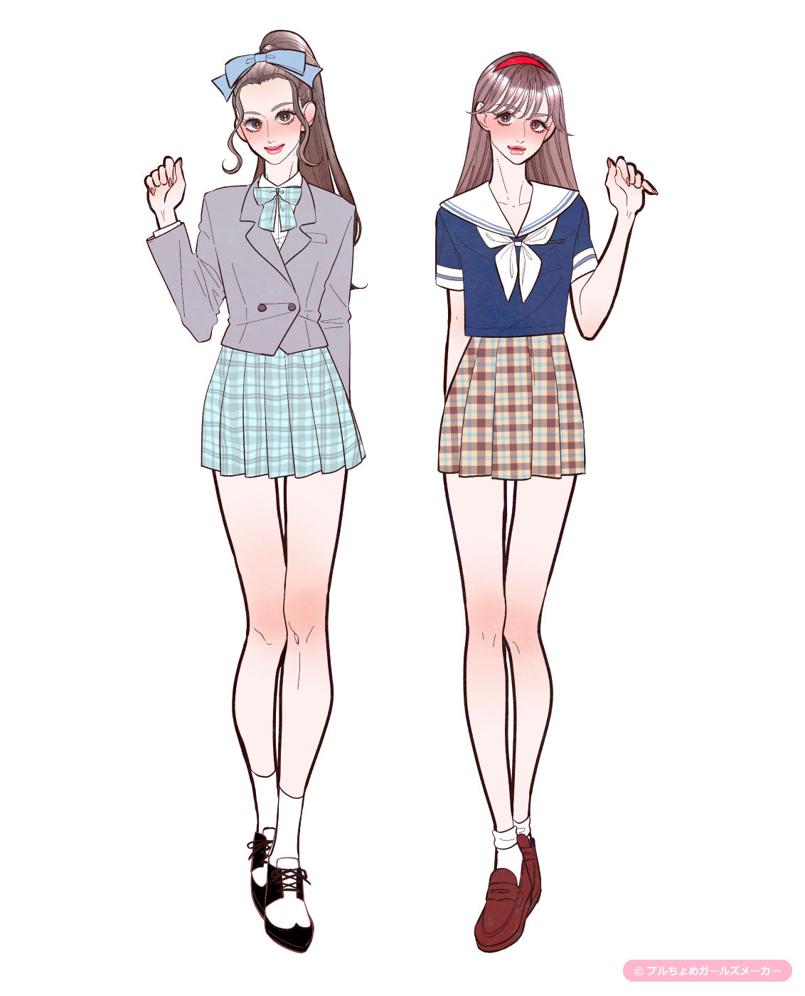 ガールズメーカーで作られた女の子1