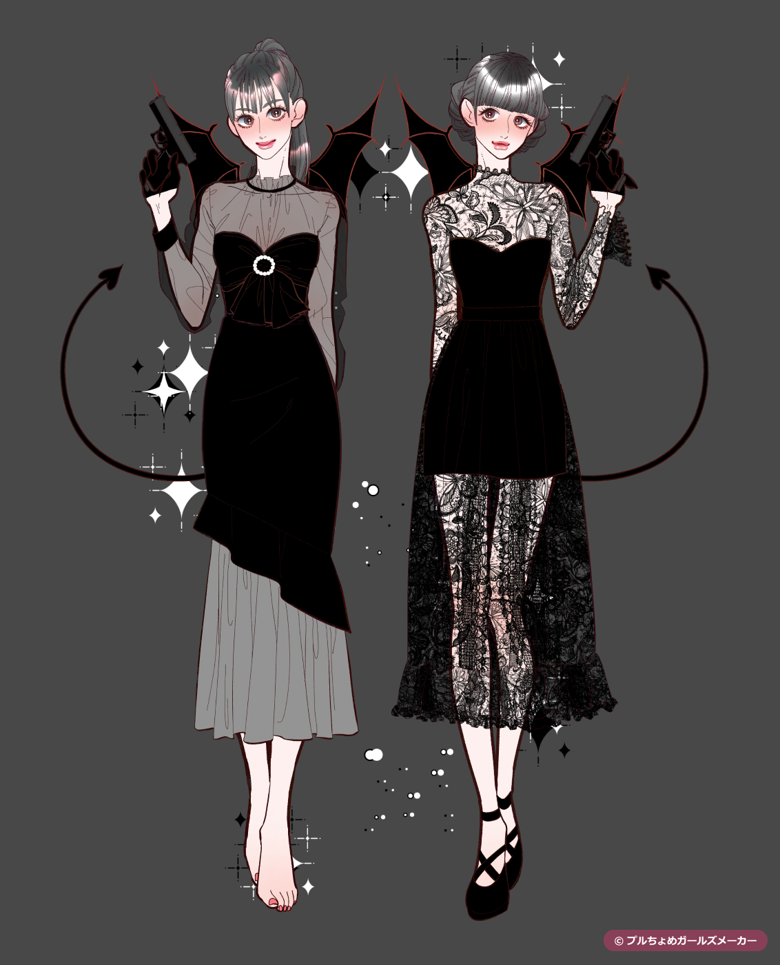 ガールズメーカーで作られた女の子1