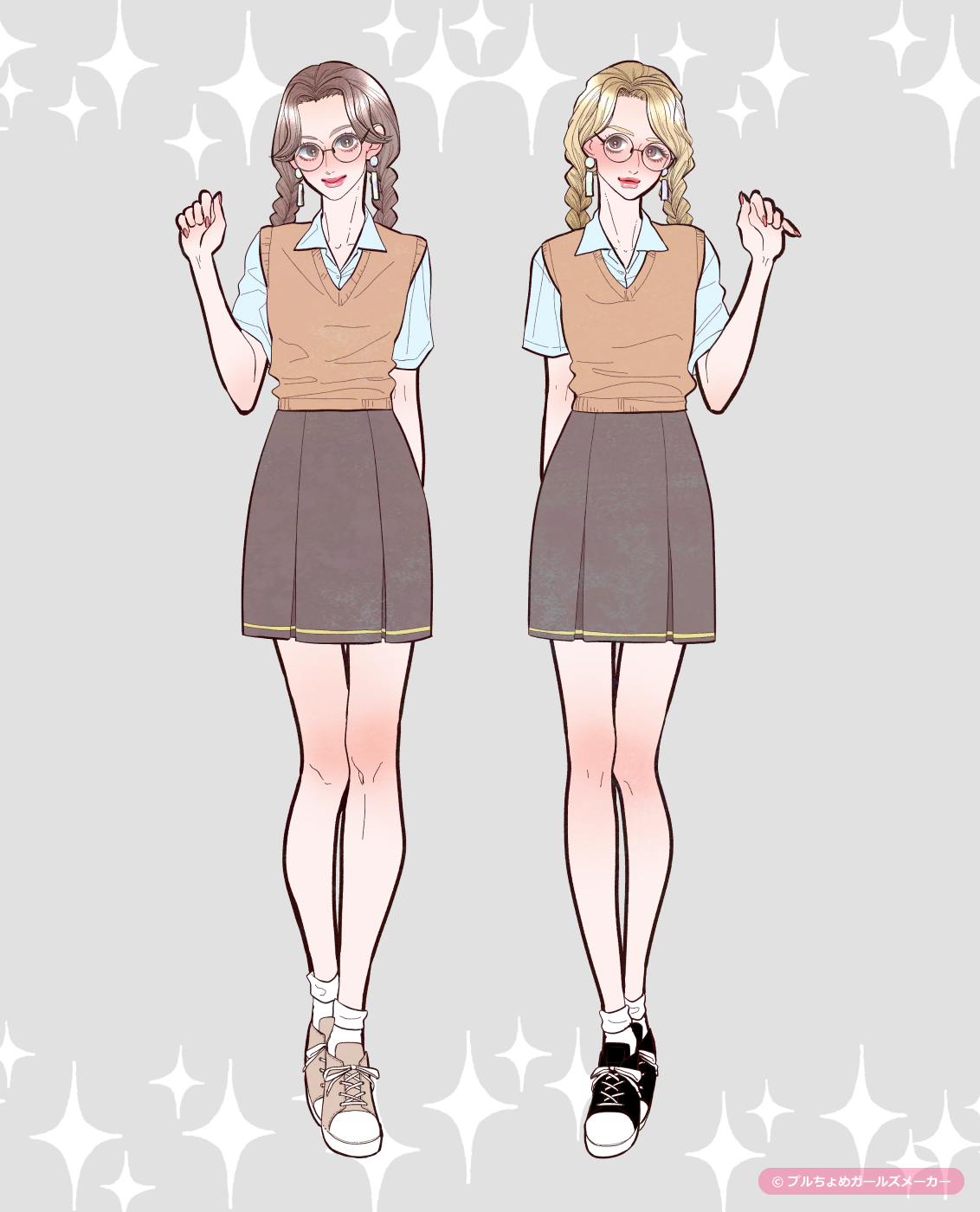 ガールズメーカーで作られた女の子1